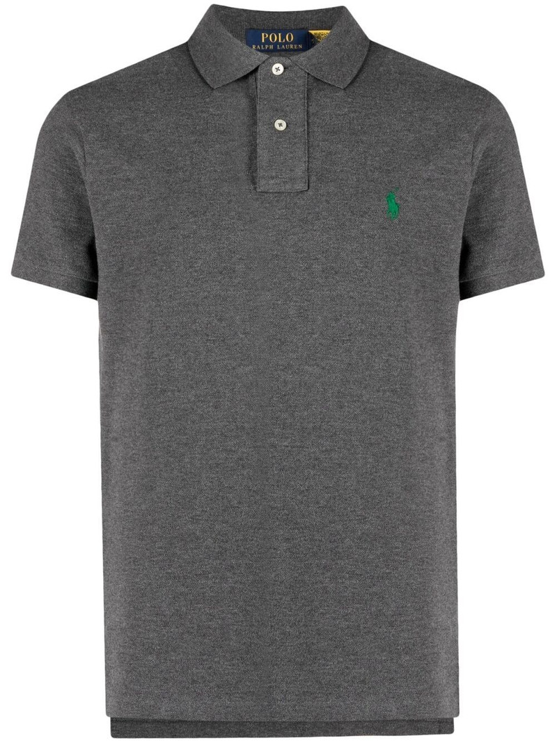 embroidered-logo polo shirt 1
