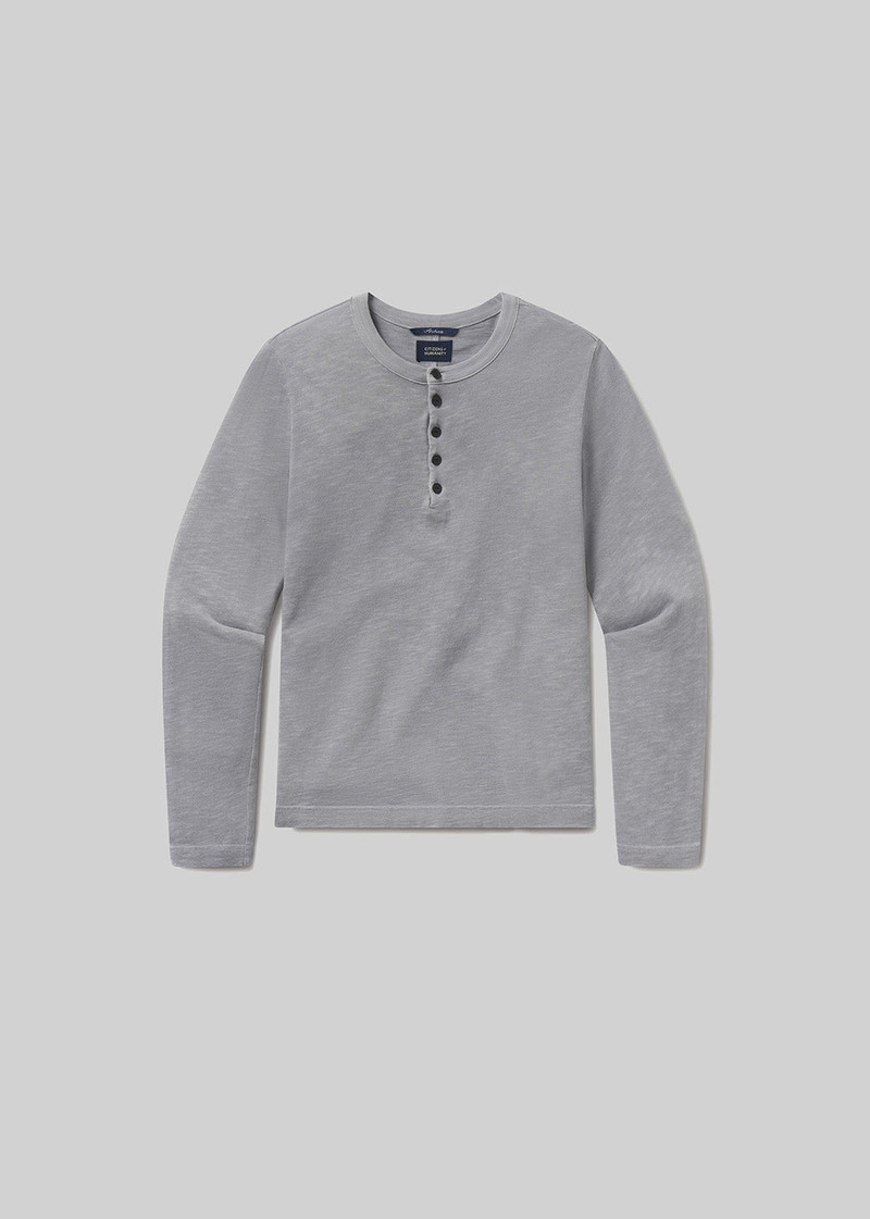 Classic Henley In Moonstone 1