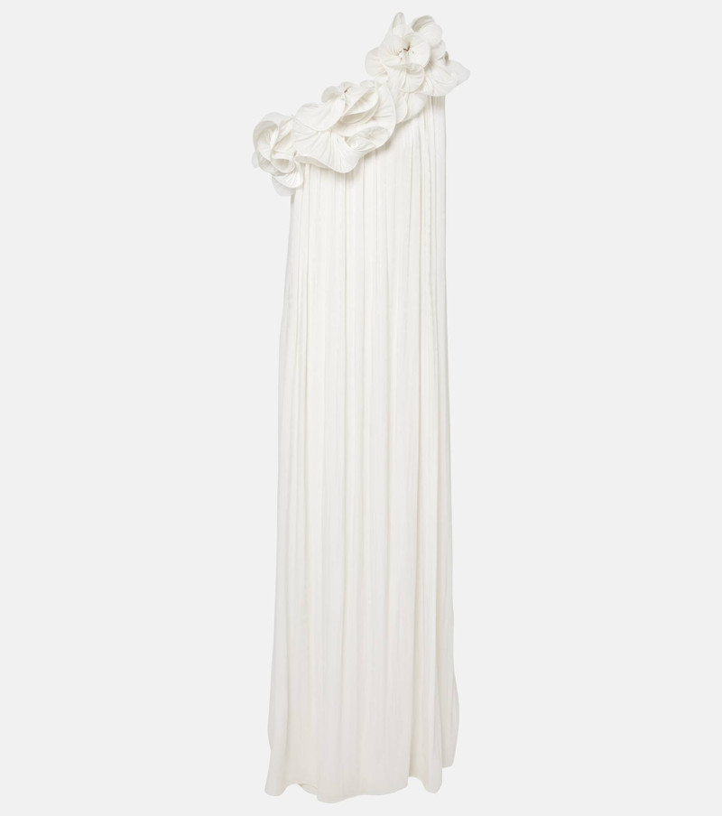 Charmain ruffled georgette gown - 1