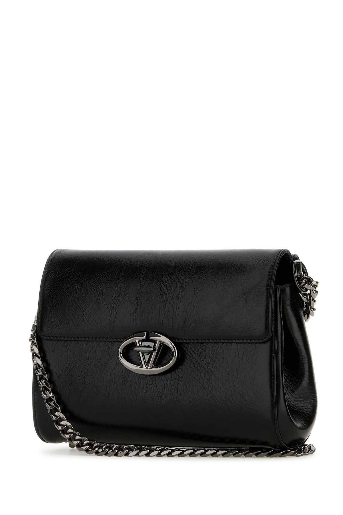 Black leather VLogo shoulder - 2