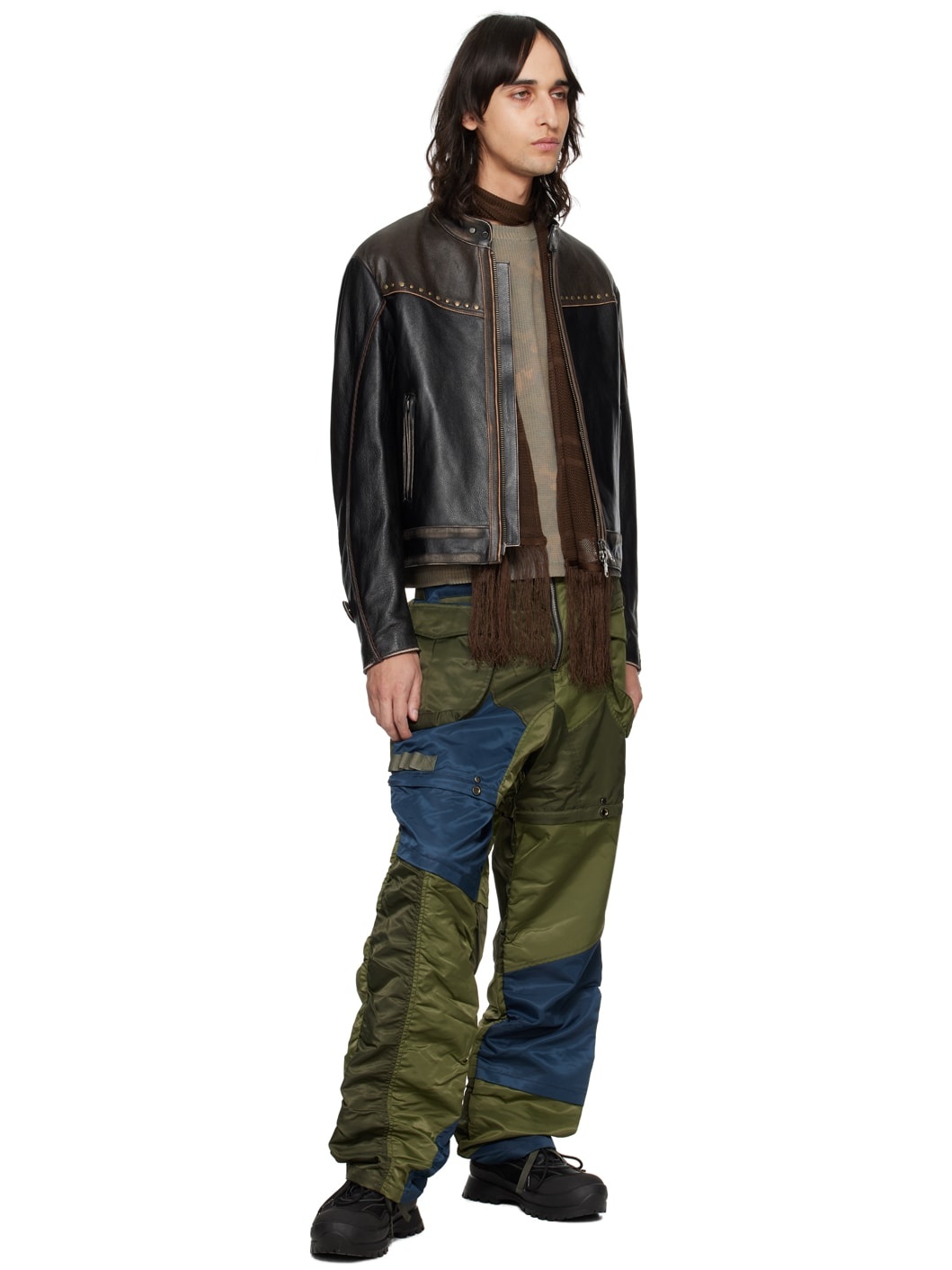 Khaki & Navy Detachable Cargo Pants - 4
