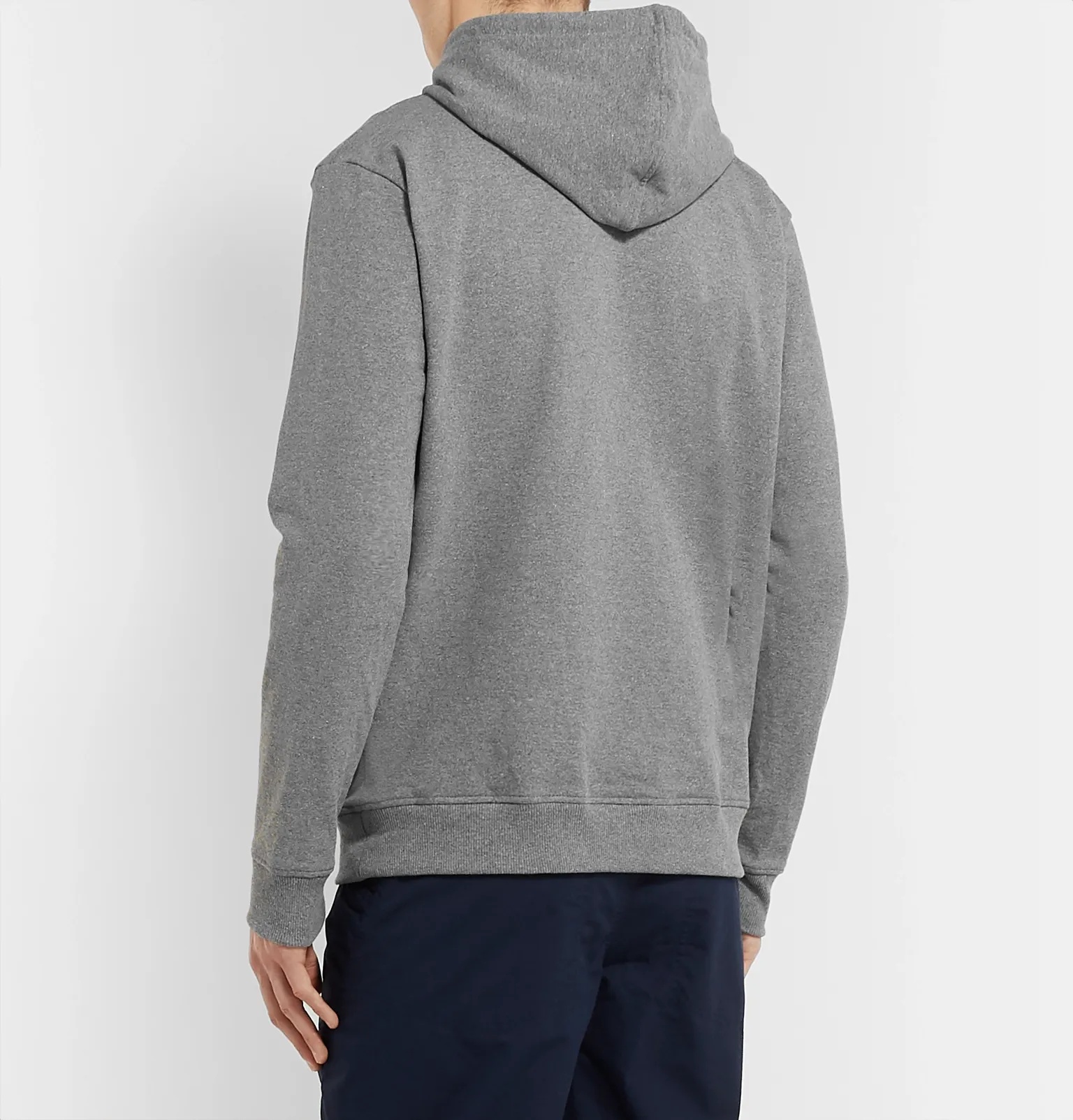 P-6 Logo Uprisal Printed Mélange Fleece-Back Jersey Hoodie - 9
