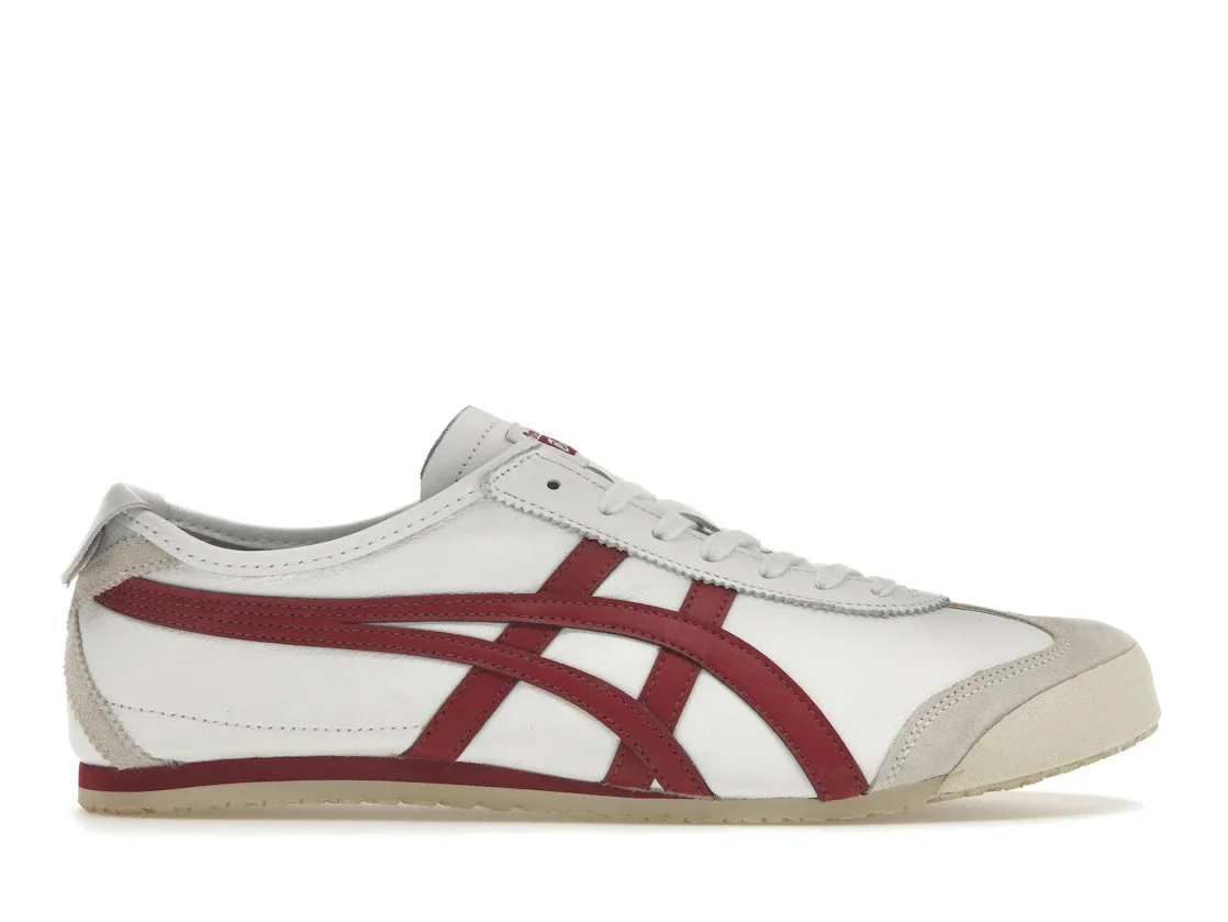 Onitsuka Tiger Mexico 66 White Burgundy - 1