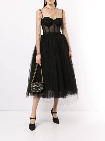 Dolce & Gabbana fishnet tulle dress outlook