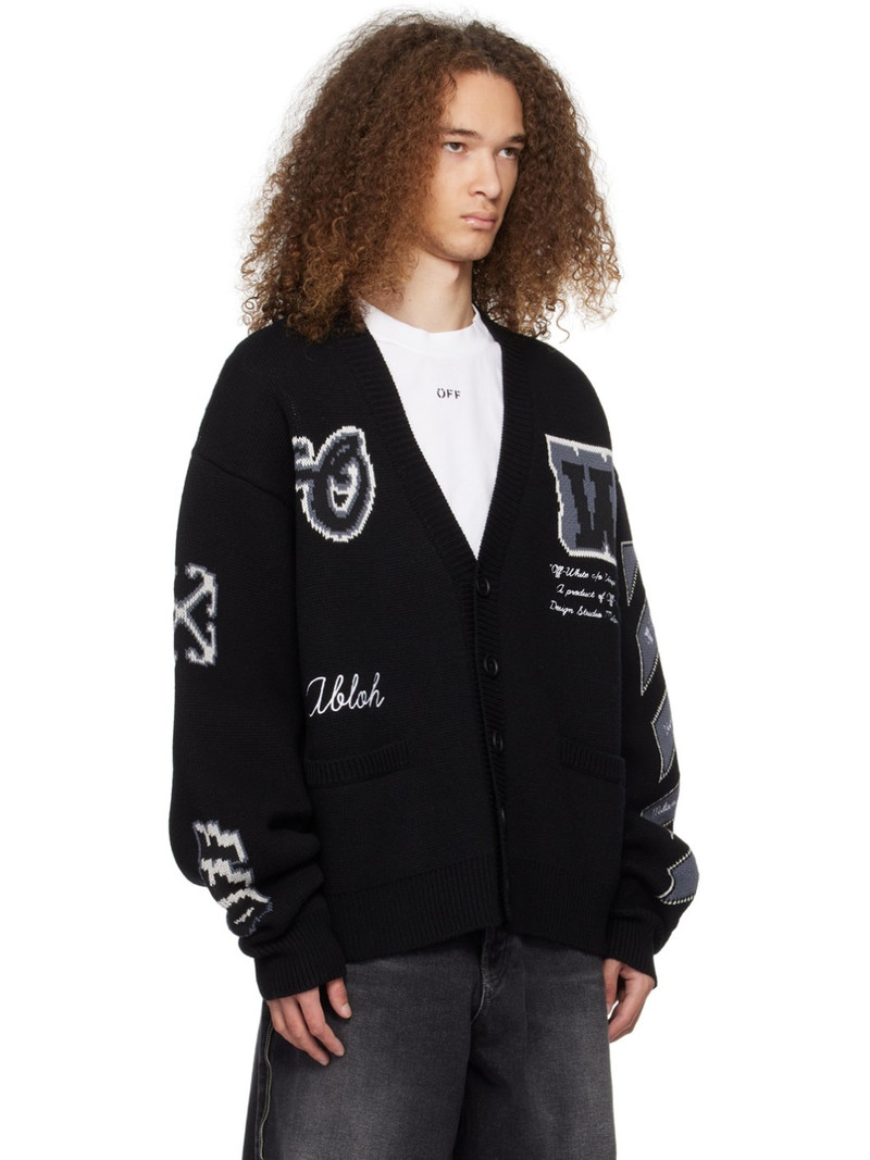 Off-White Varsity Knit Cardigan outlook