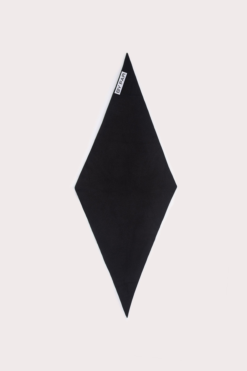 RIZZO SCARF BLACK CASHMERE - 1