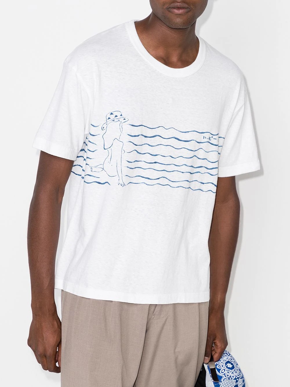 Jumbo wave-print T-shirt - 2