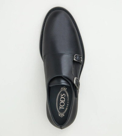 Tod's MONKSTRAP IN LEATHER - BLACK outlook