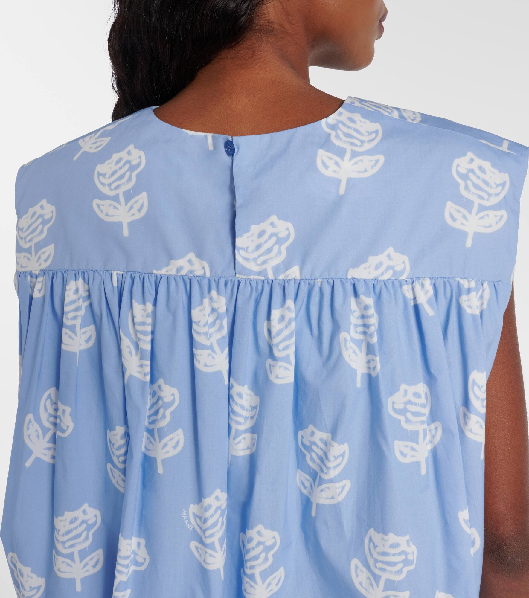 Floral cotton top - 6