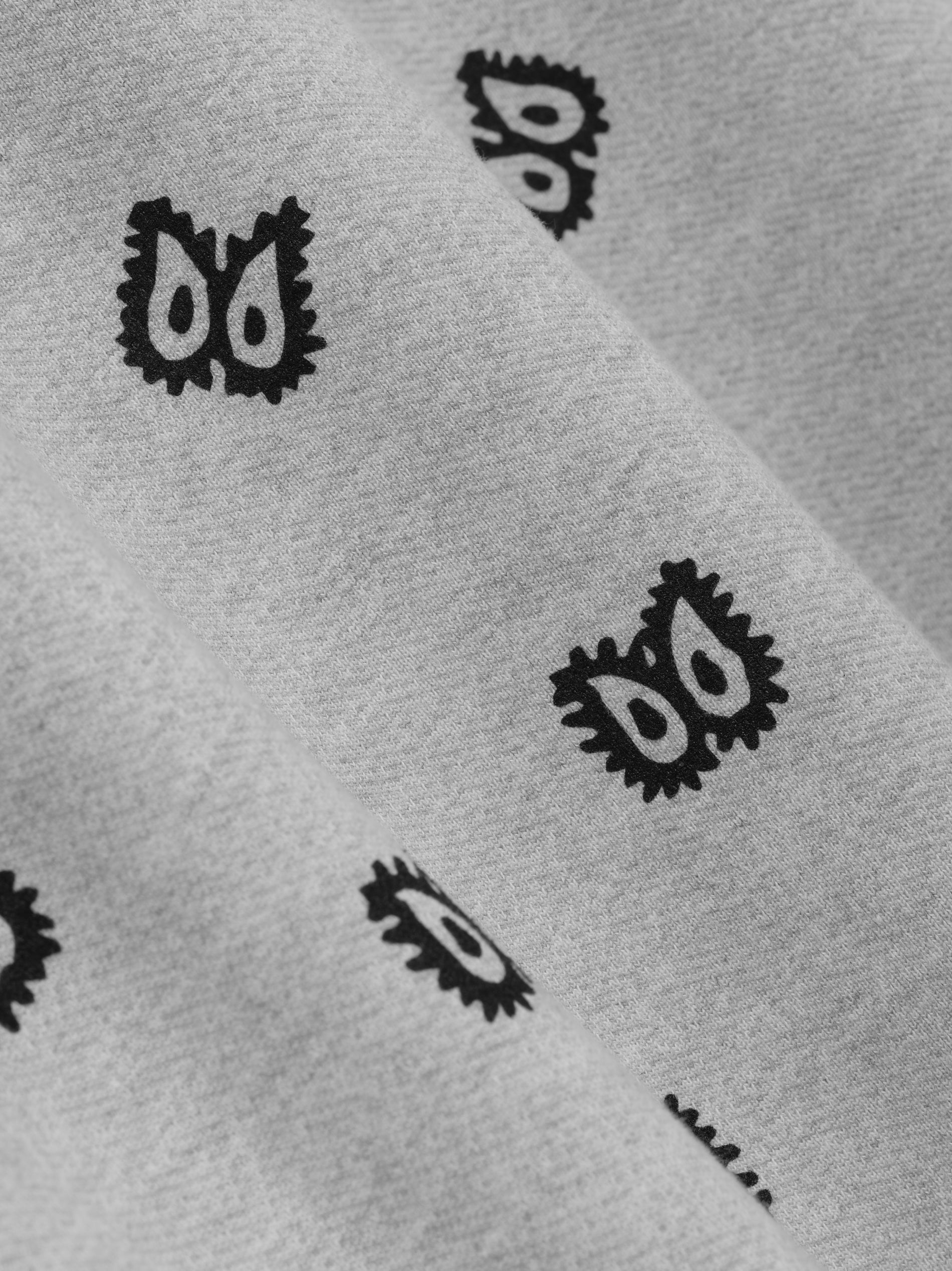 BANDANA PRINT HOODIE - 7
