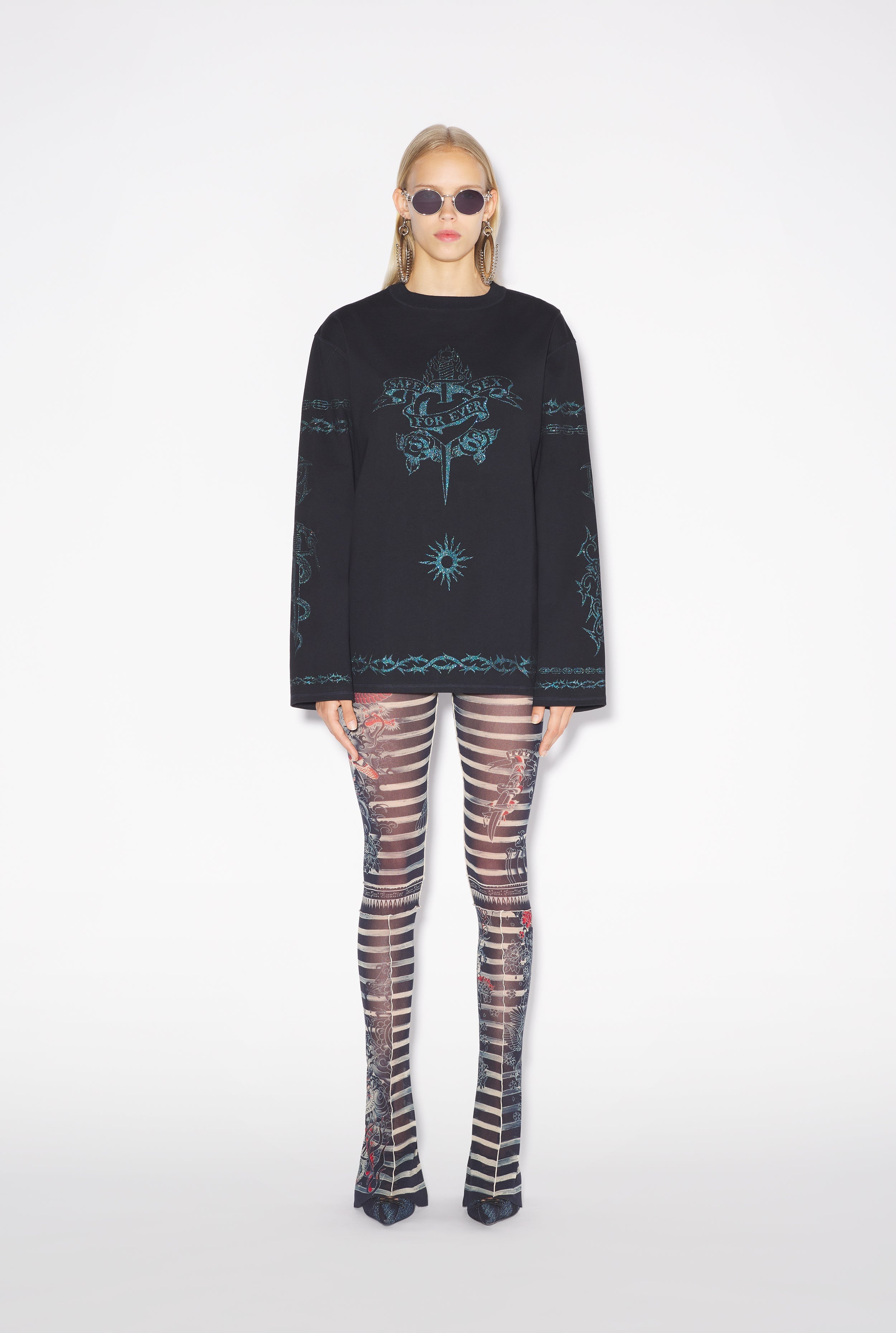 THE BLACK TATTOO SAFE SEX SWEATSHIRT - 6