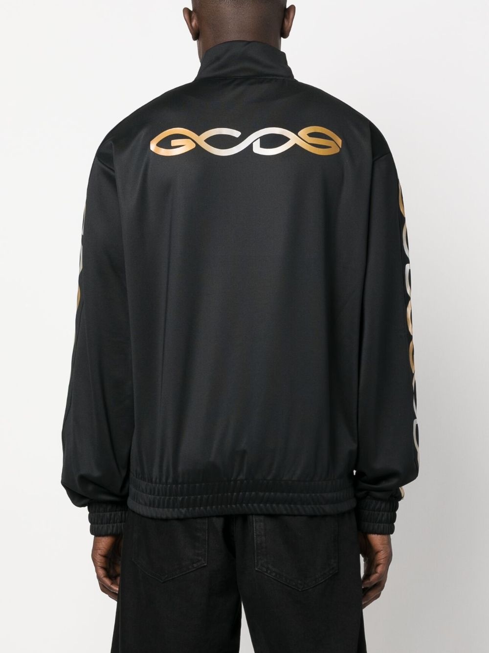 reflective logo-print sweatshirt - 4