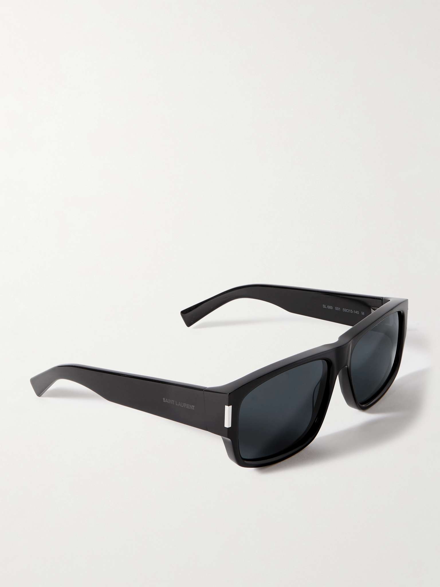 New Wave Rectangular-Frame Acetate Sunglasses - 3