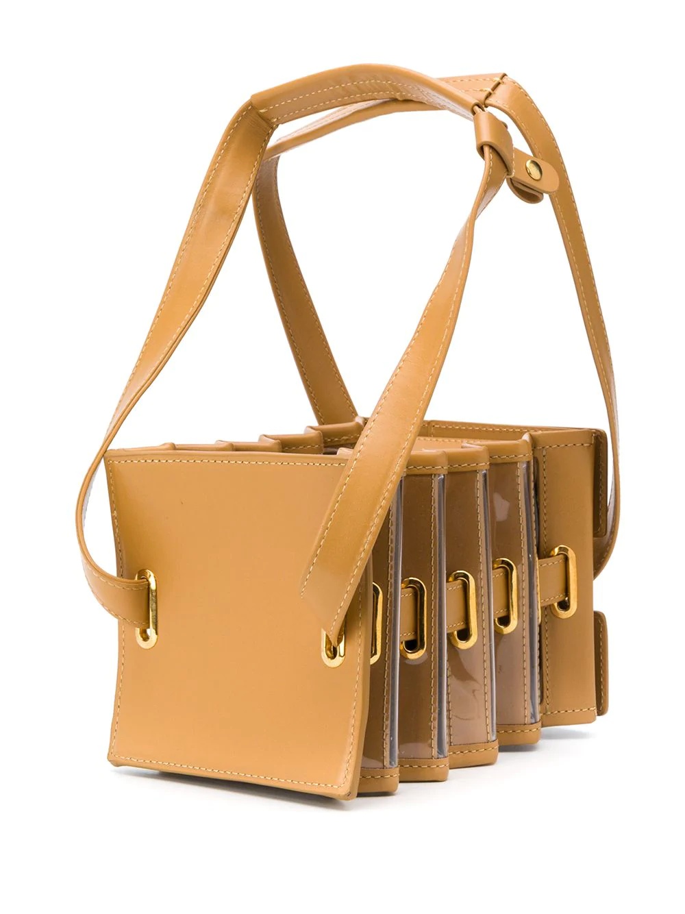 accordion shoulder bag - 3