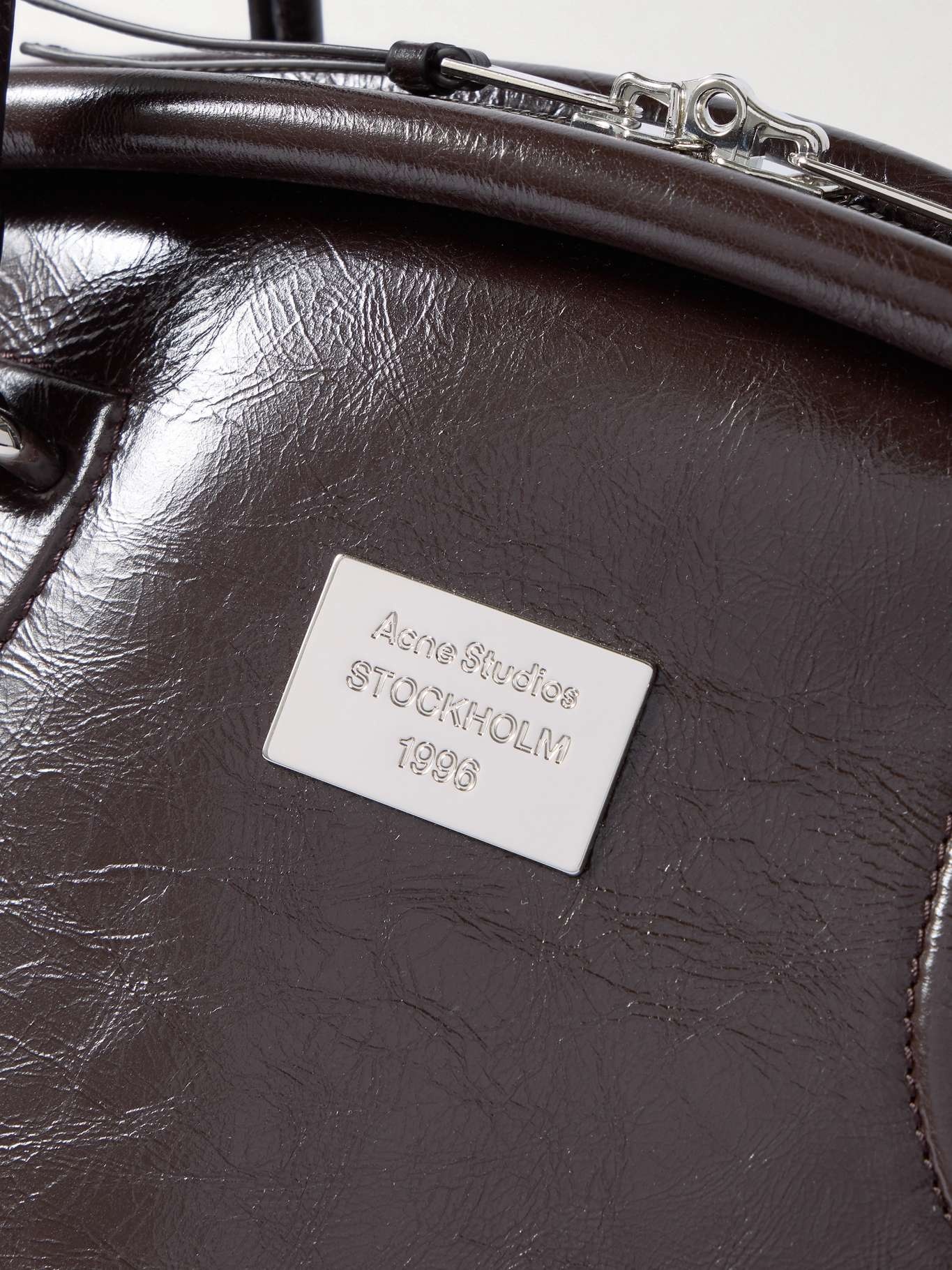 Bowlina leather tote Dark brown - 4