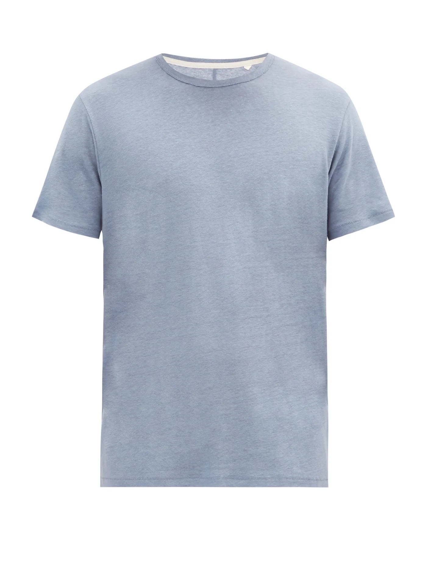 Air linen-blend jersey T-shirt - 1