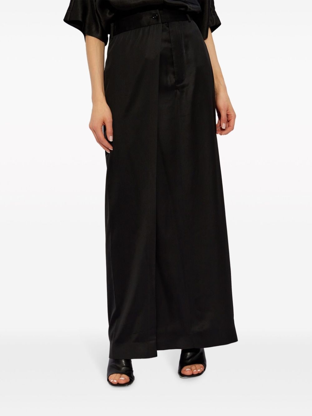 satin maxi skirt - 3