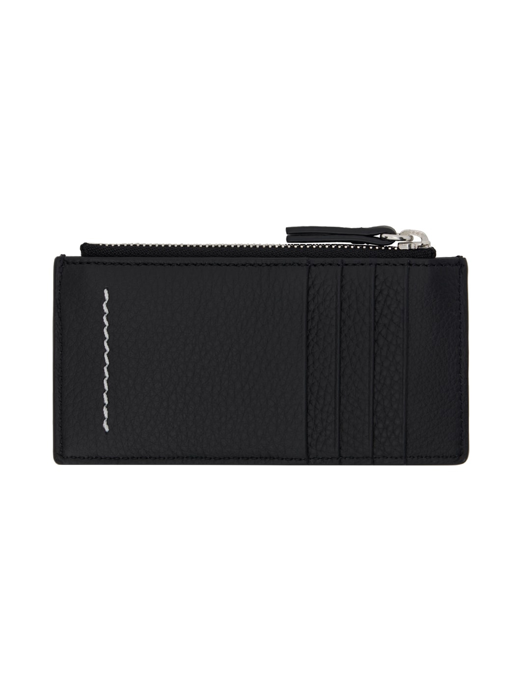 Black Numeric Zip Card Holder - 2