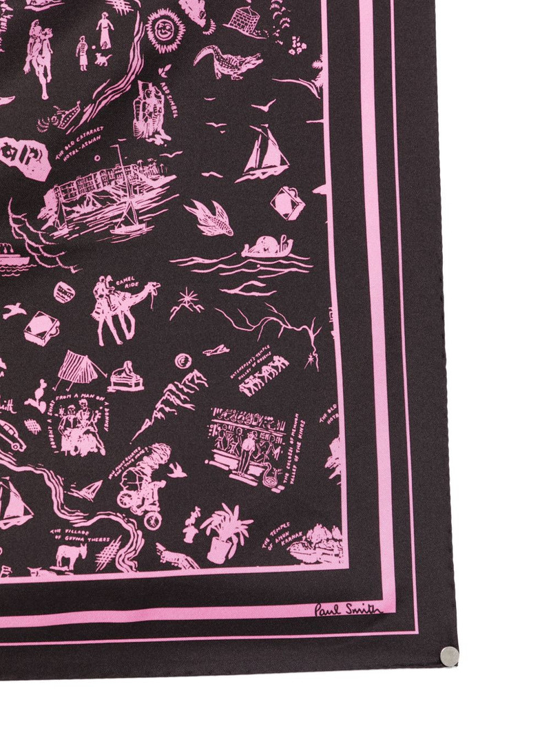 square-shape silk scarf 3