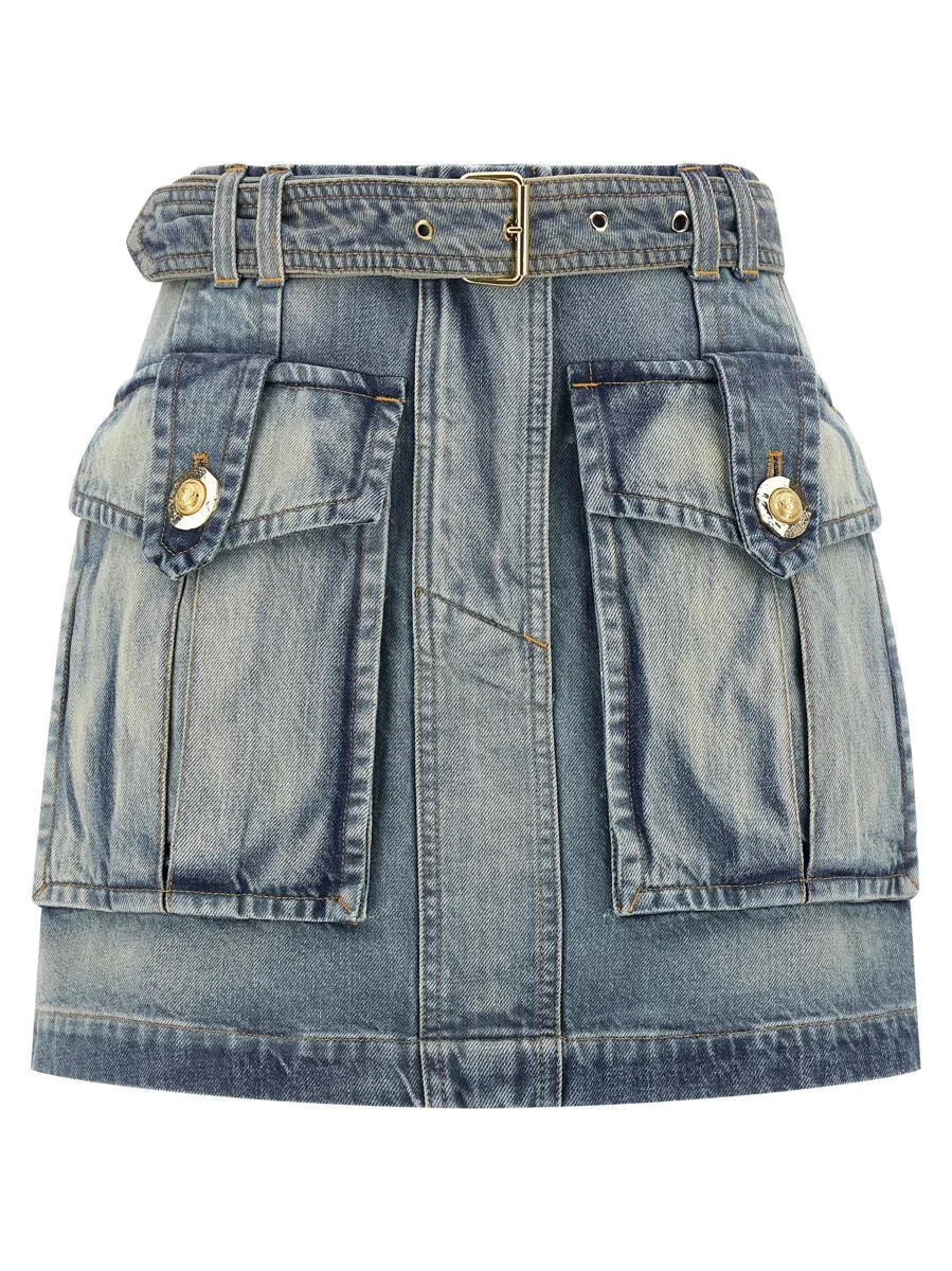 Balmain Cargo Pocket Skirt - 1