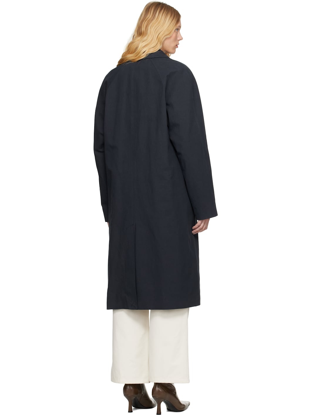 Navy Mac Eduoard Trench Coat - 3