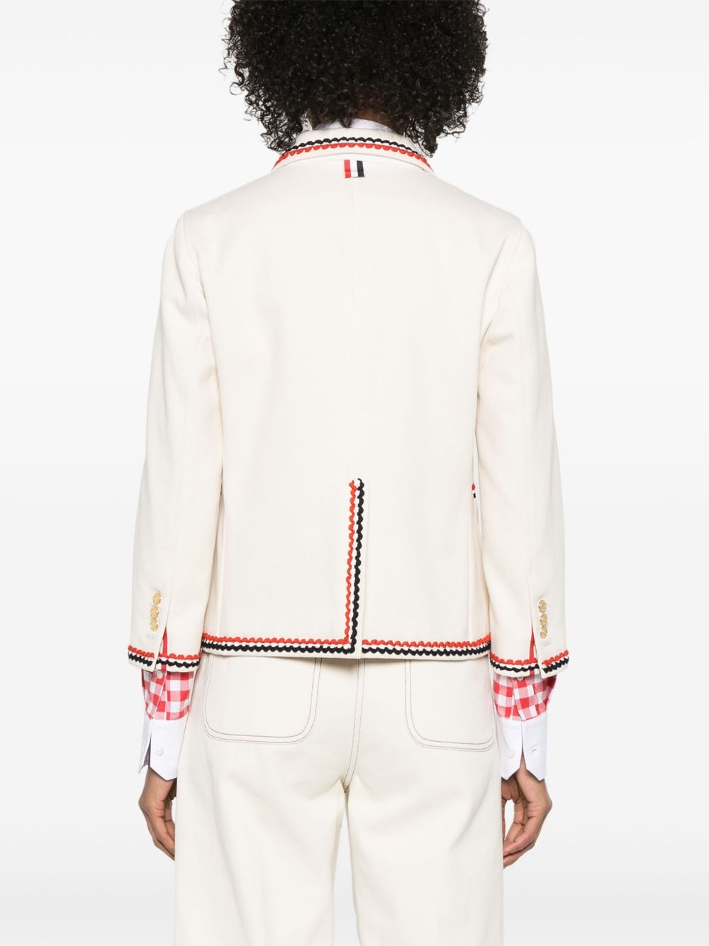 RWB-stripe blazer - 4