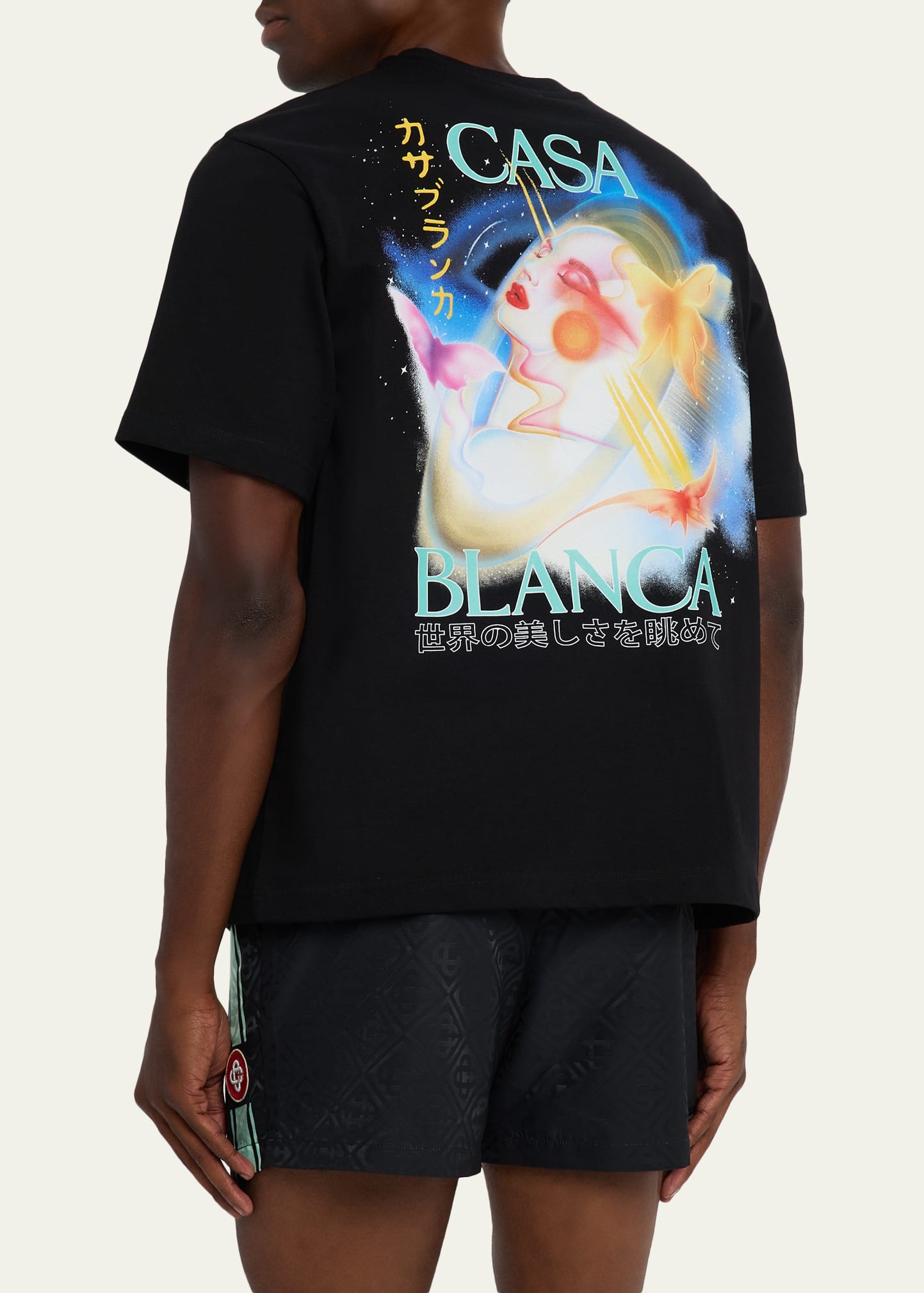 Men's Galactic Connection Oversized Graphic T-Shirt - 3