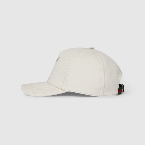 Printed cotton canvas baseball hat - 2