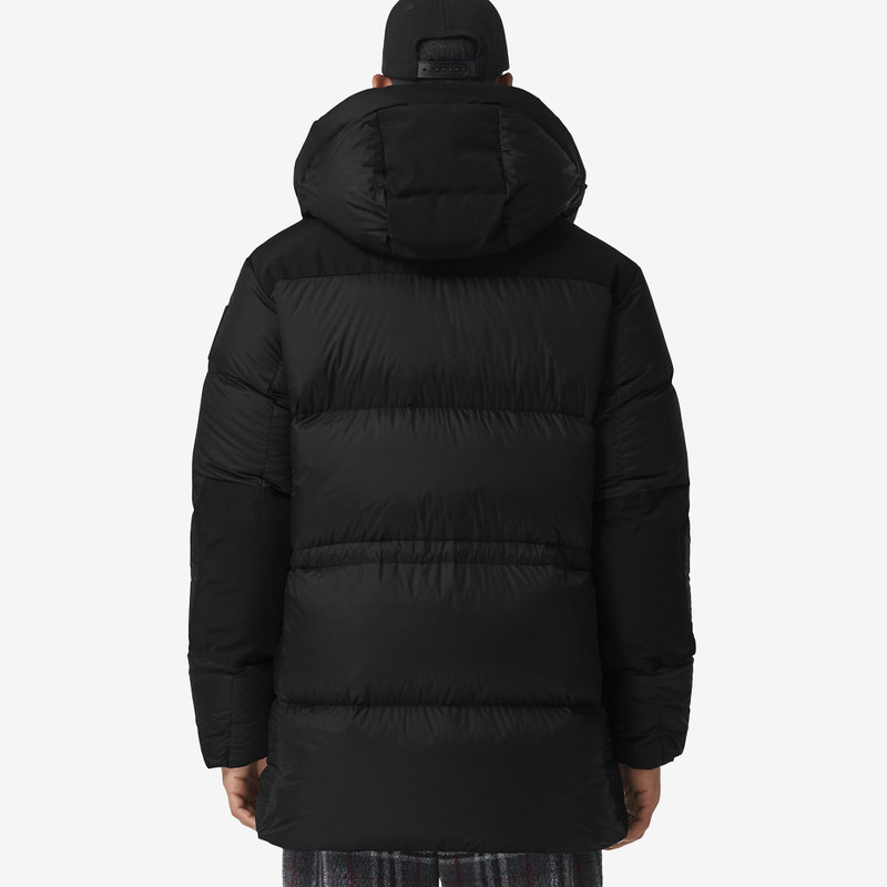 Logo Appliqué Nylon Puffer Coat 3