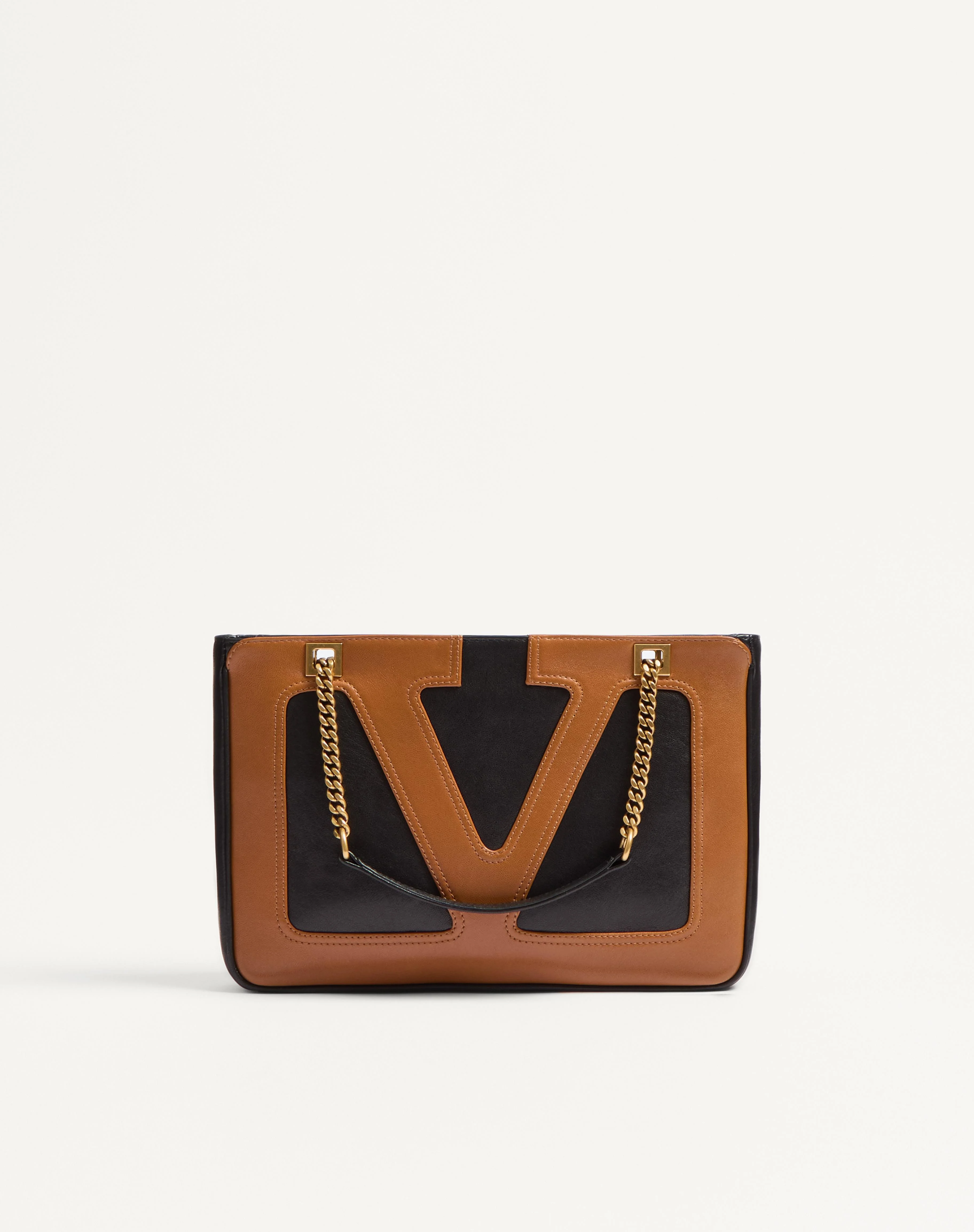 VALENTINO GARAVANI VIVA SUPERSTAR SMALL NAPPA LEATHER SHOPPING BAG - 1
