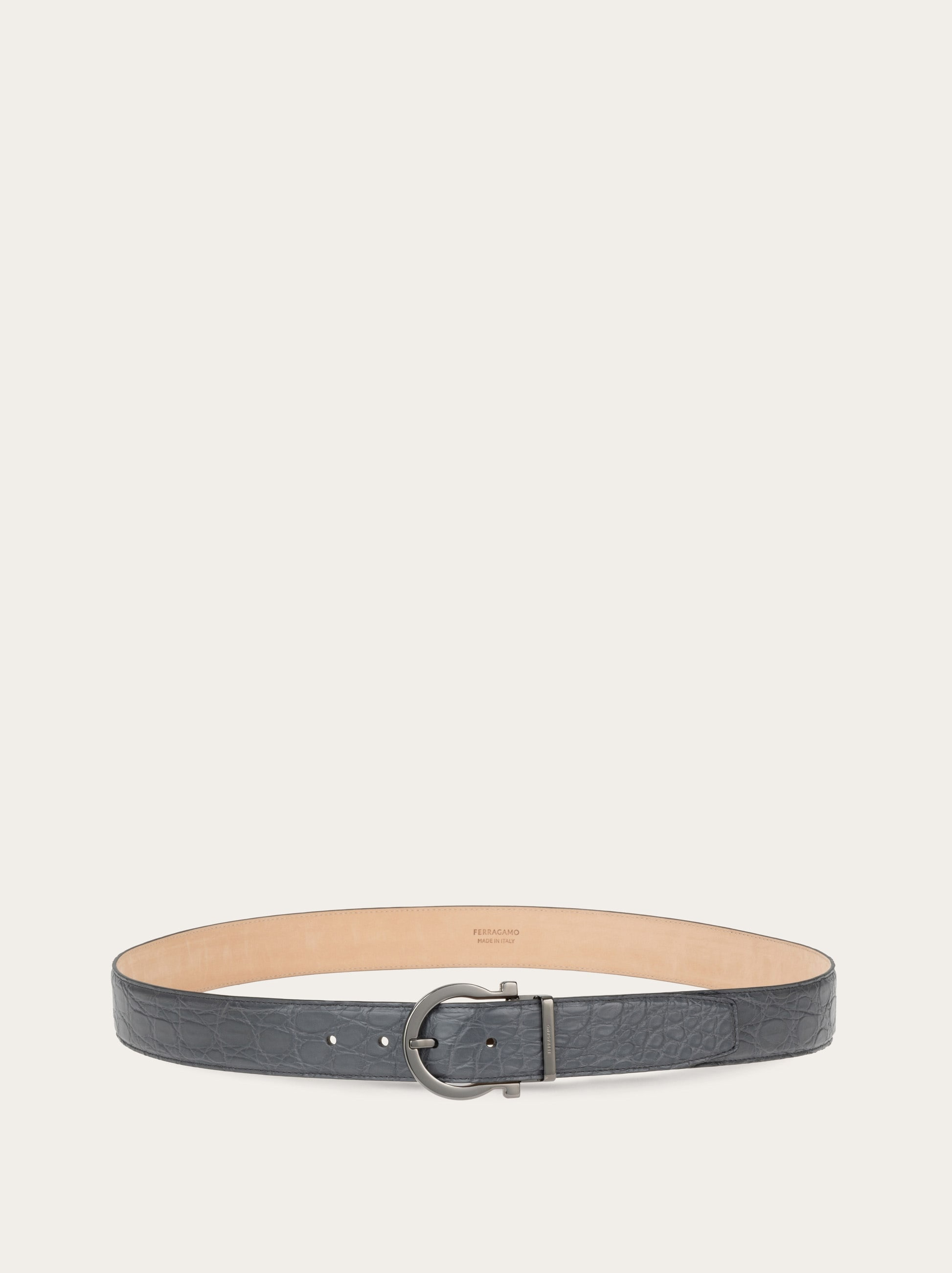 Adjustable Gancini belt - 3