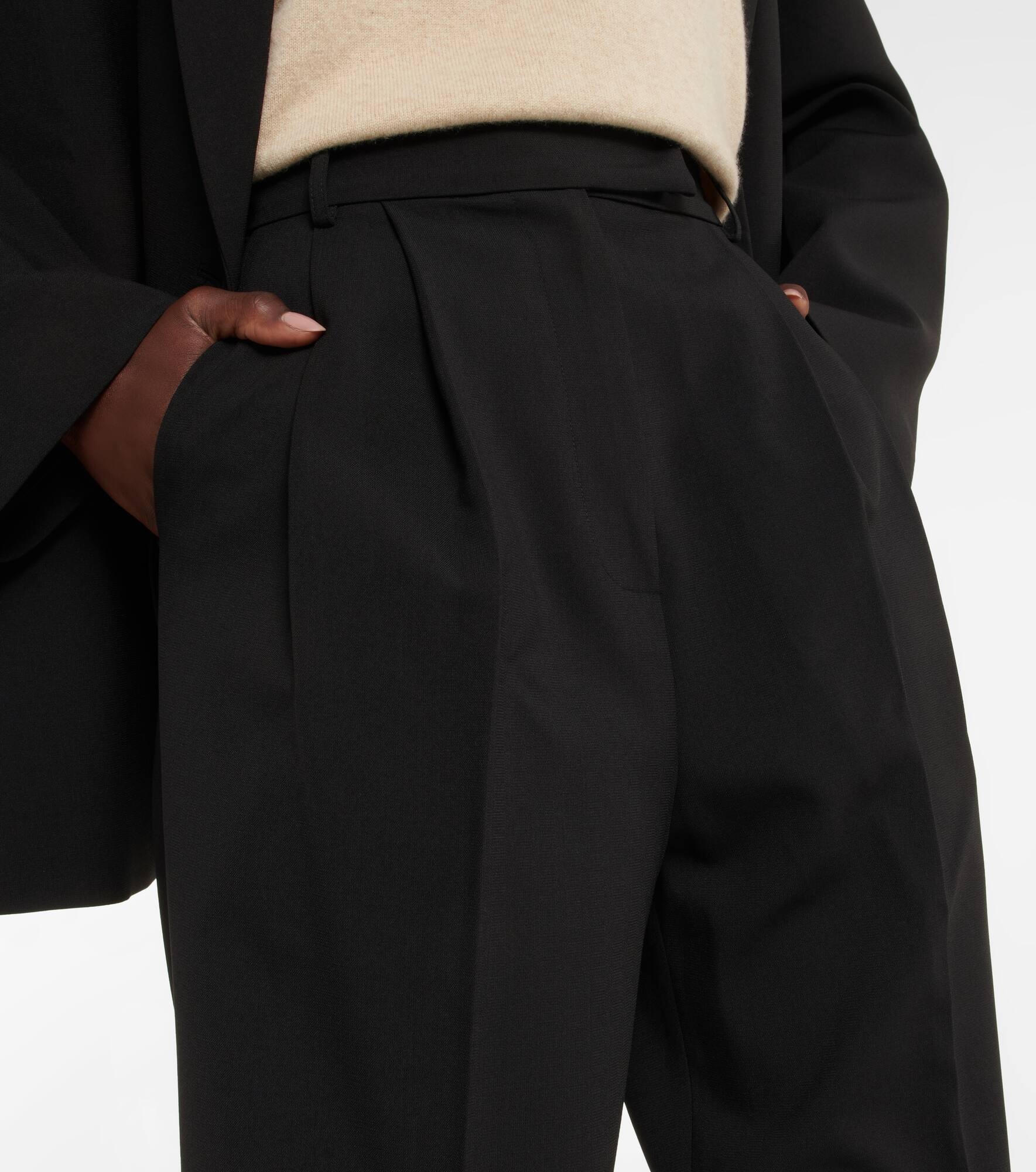 Bea twill high-rise pants - 4