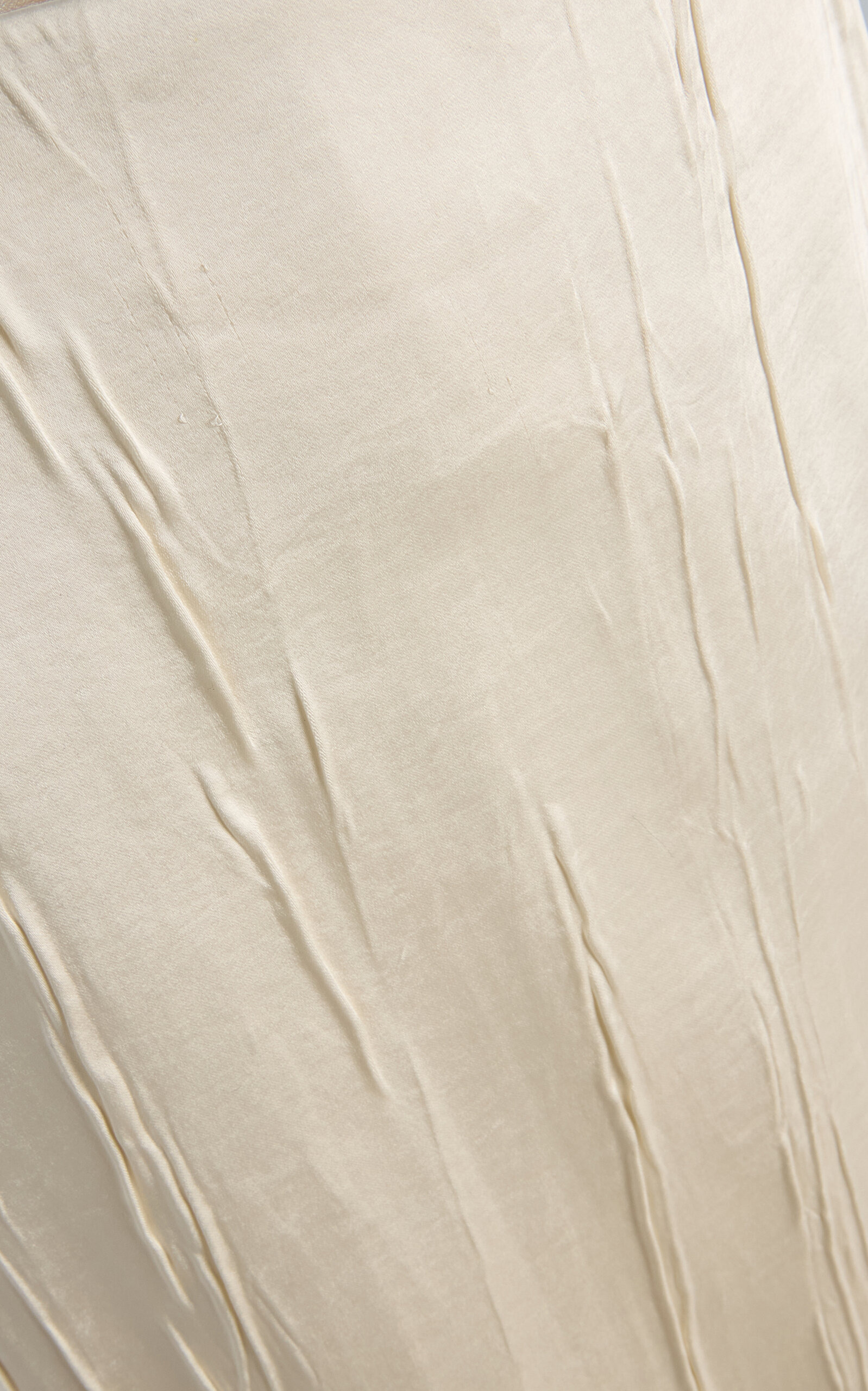 The Tierney Textured Satin Midi Skirt ivory - 6