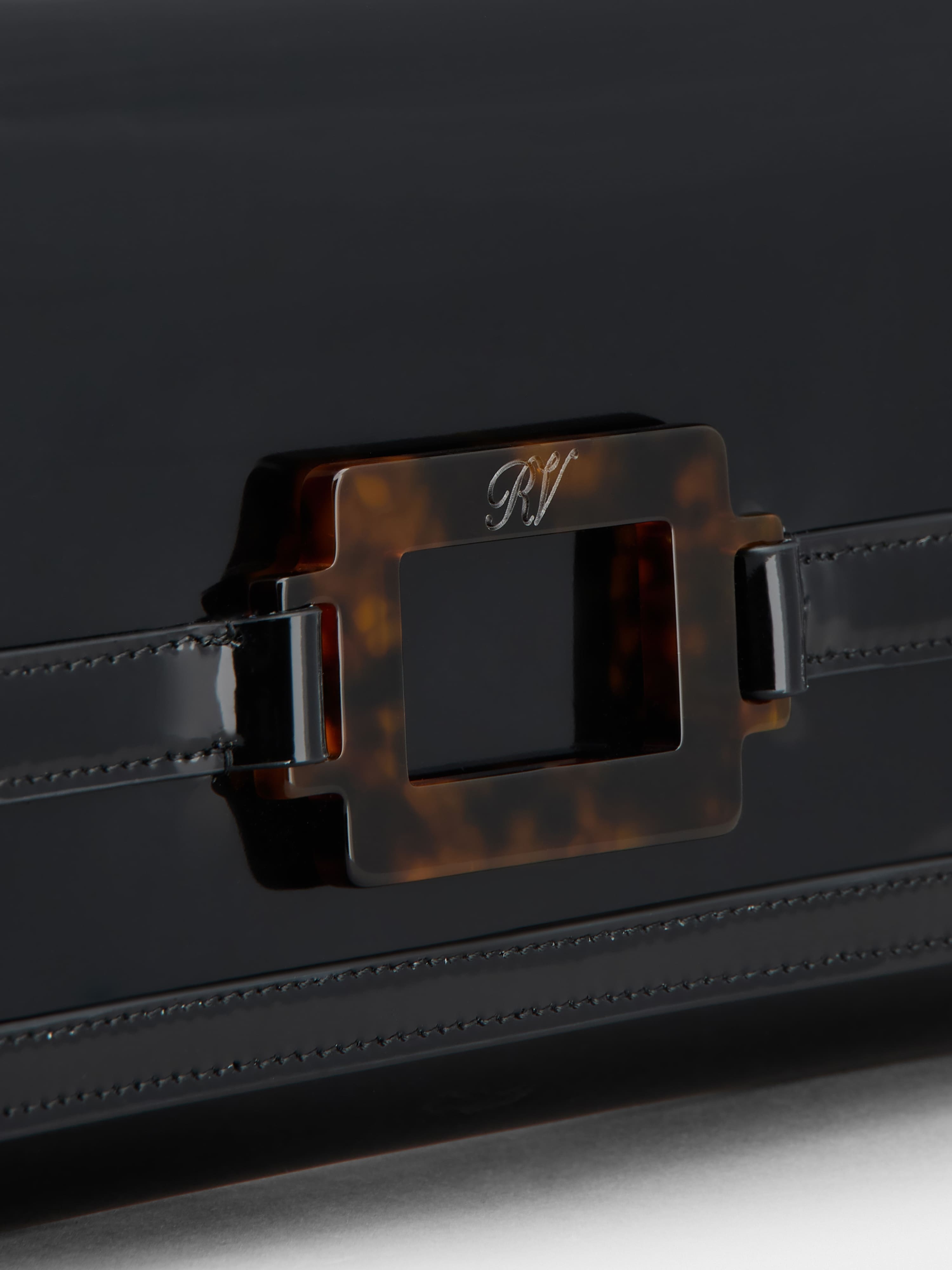 Belle Vivier Clutch in leather - 6