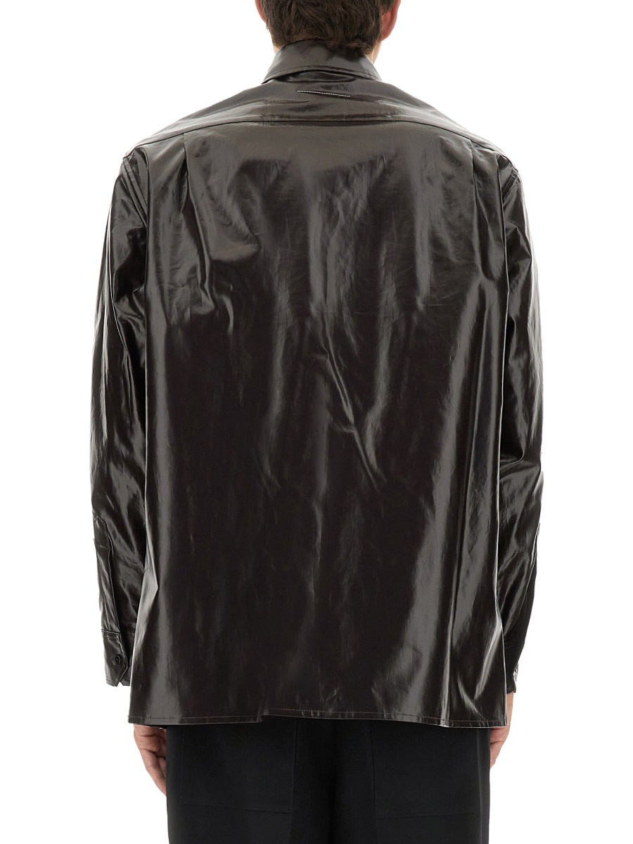 Shiny Linen Shirt - 3