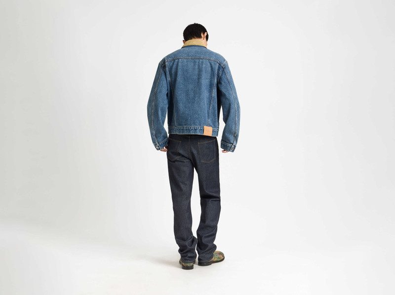 JW Anderson STRAIGHT LEG DENIM JEANS IN INDIGO outlook