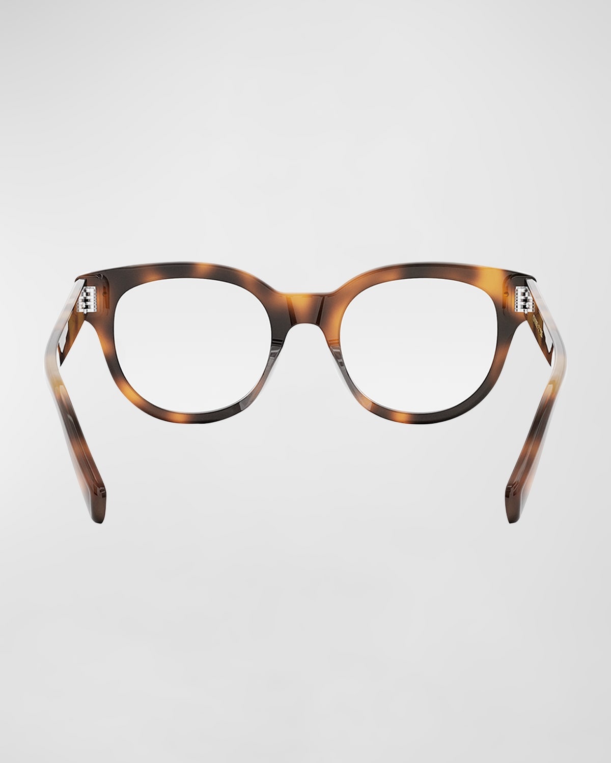 Havana Acetate Cat-Eye Optical Glasses - 5