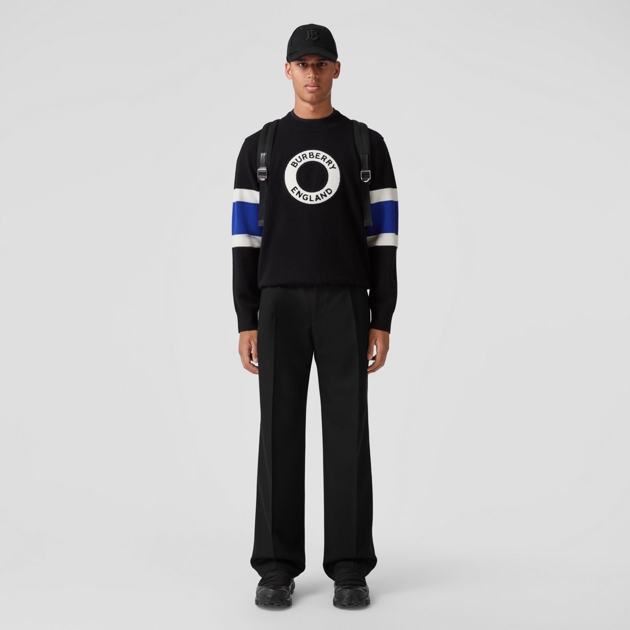 Logo Graphic Appliqué Wool Cashmere Sweater - 2