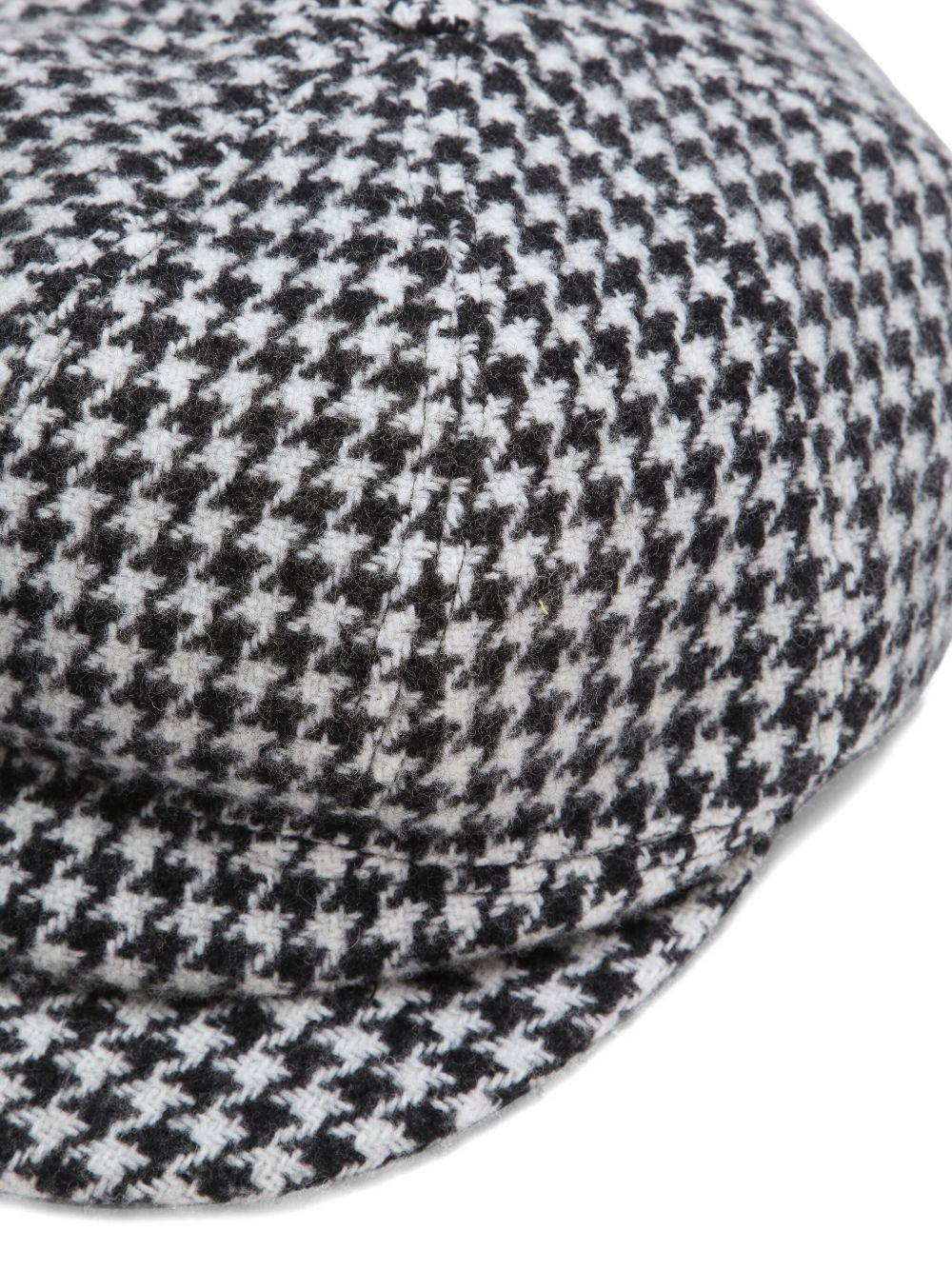 houndstooth short-brim cap - 3