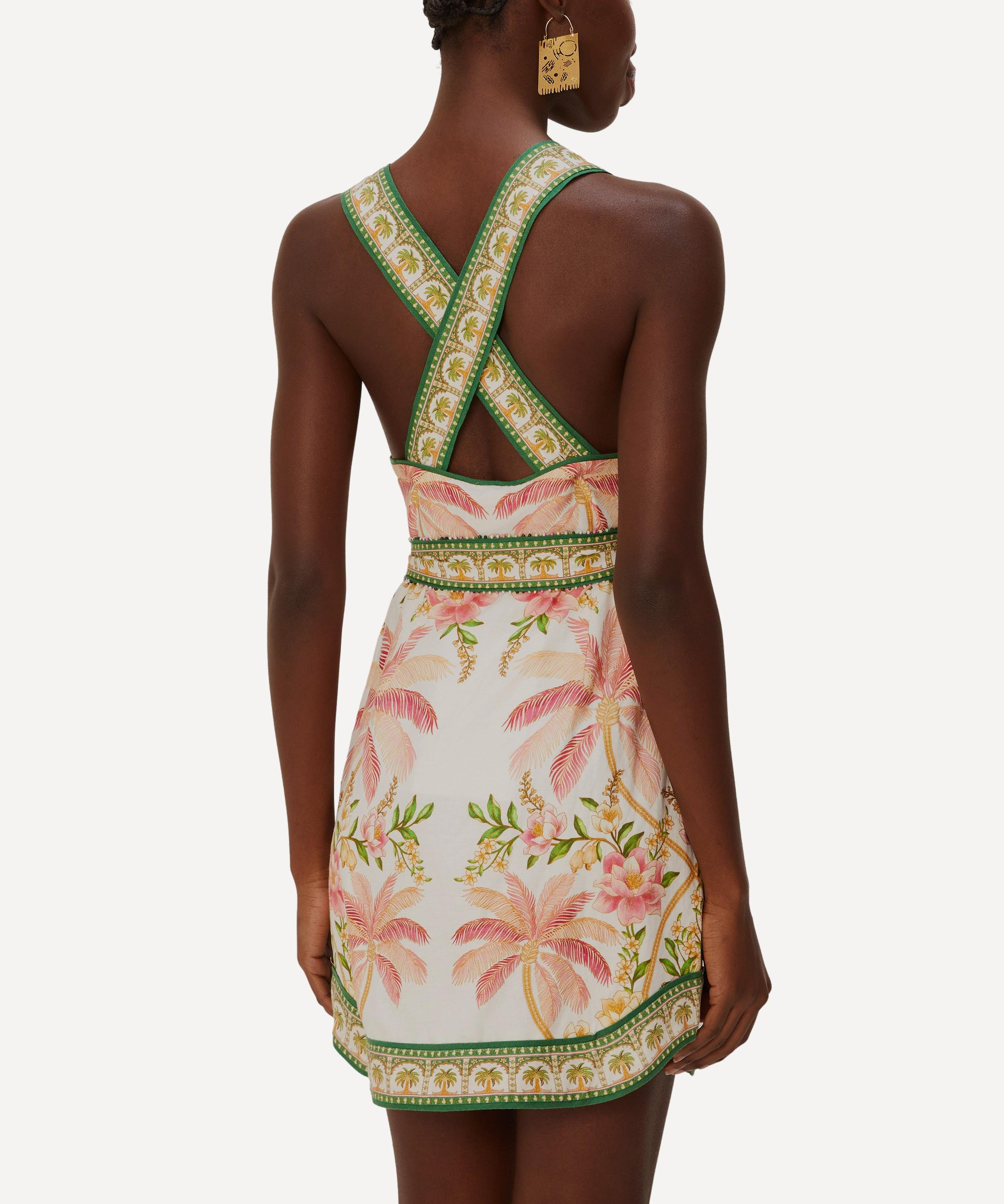 Off-White Palm Dream Angled Mini Dress - 2