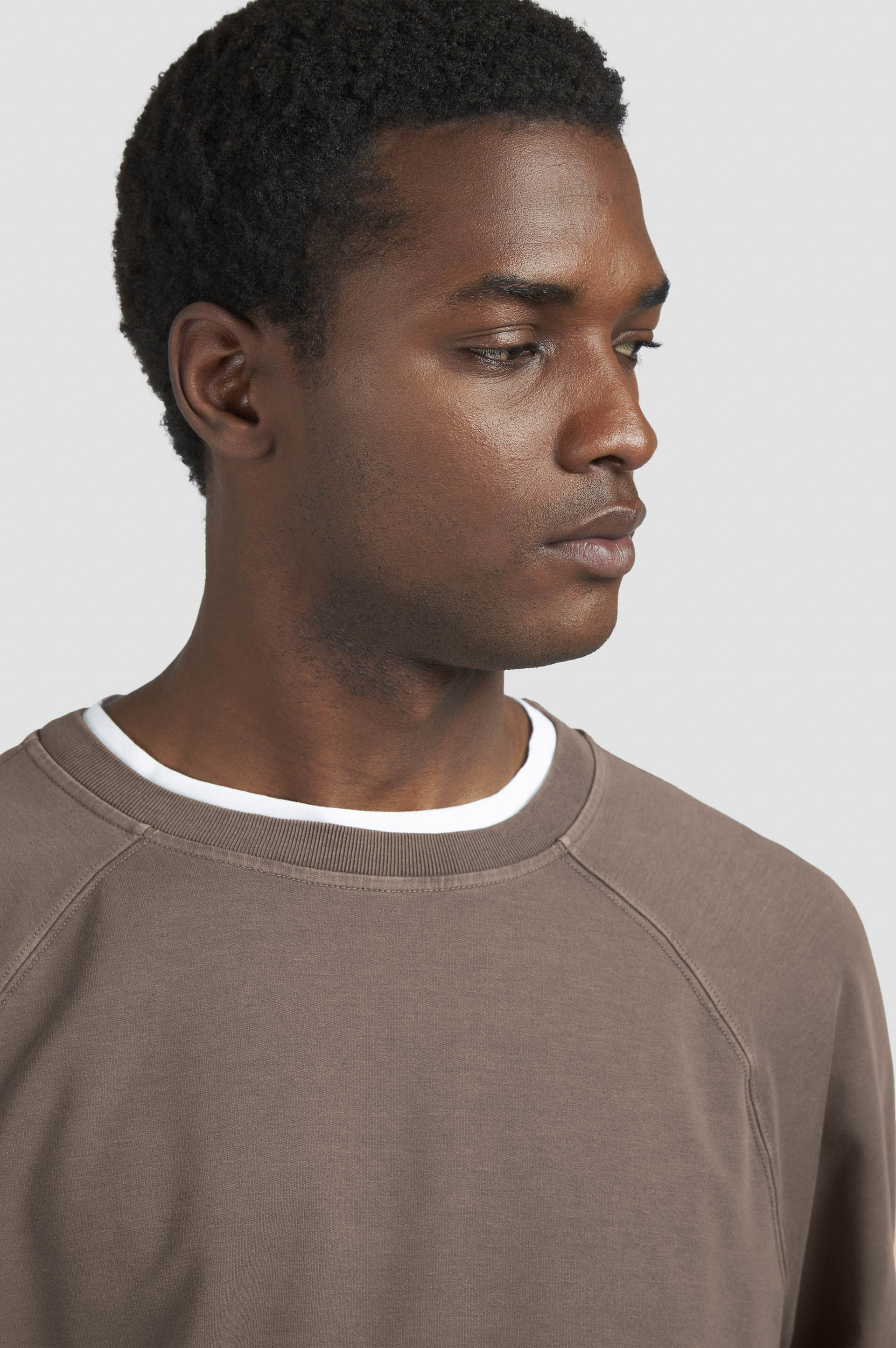 X-SOFT GARMENT-DYED COTTON SWEATSHIRT - 4