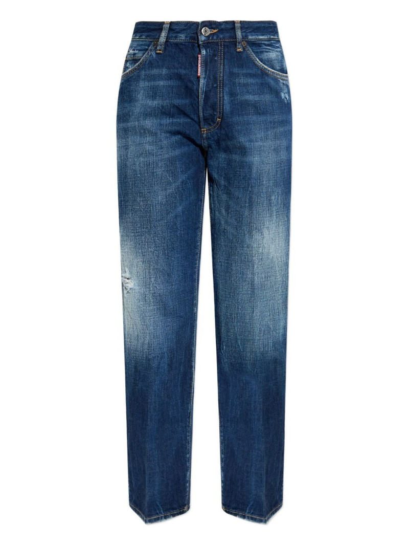 distressed-effect jeans 1