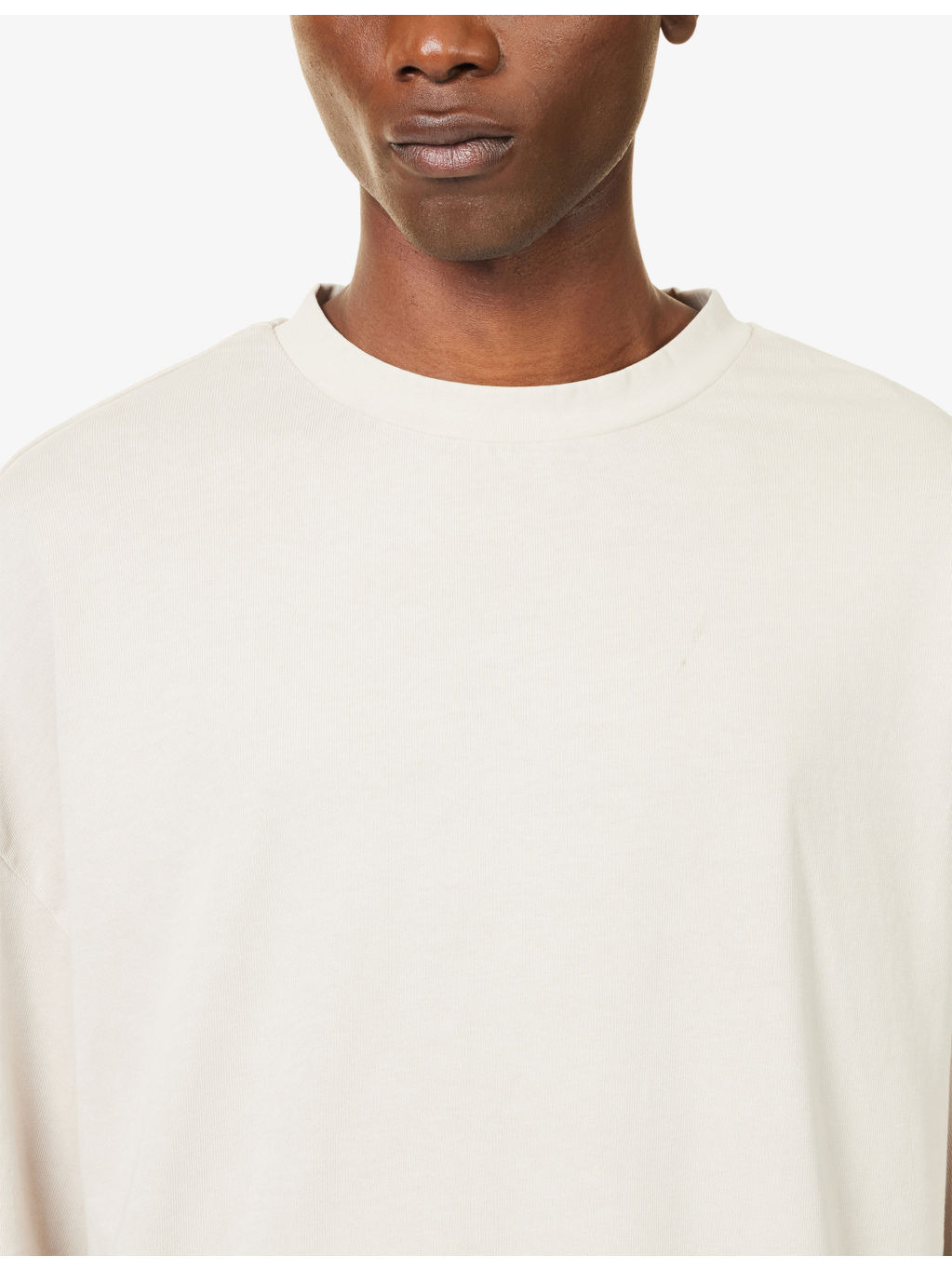 Boxy-Fit Crewneck Cotton T-Shirt - 5