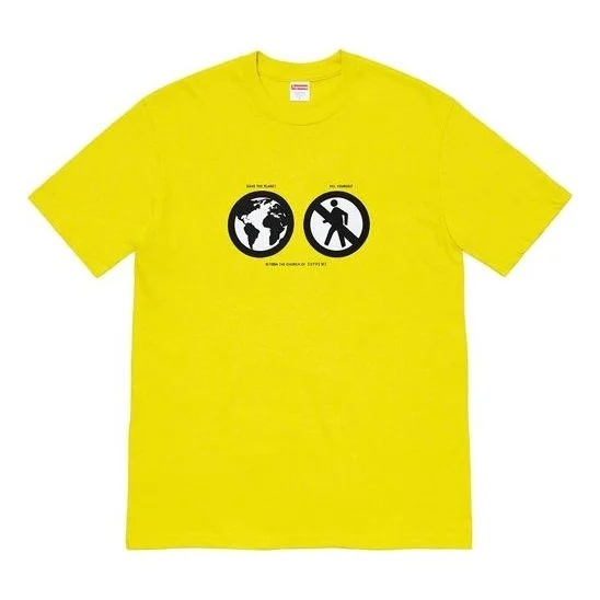 Supreme FW19 Week 1 Save The Planet Sulfer Tee SUP-FW19-238 - 1