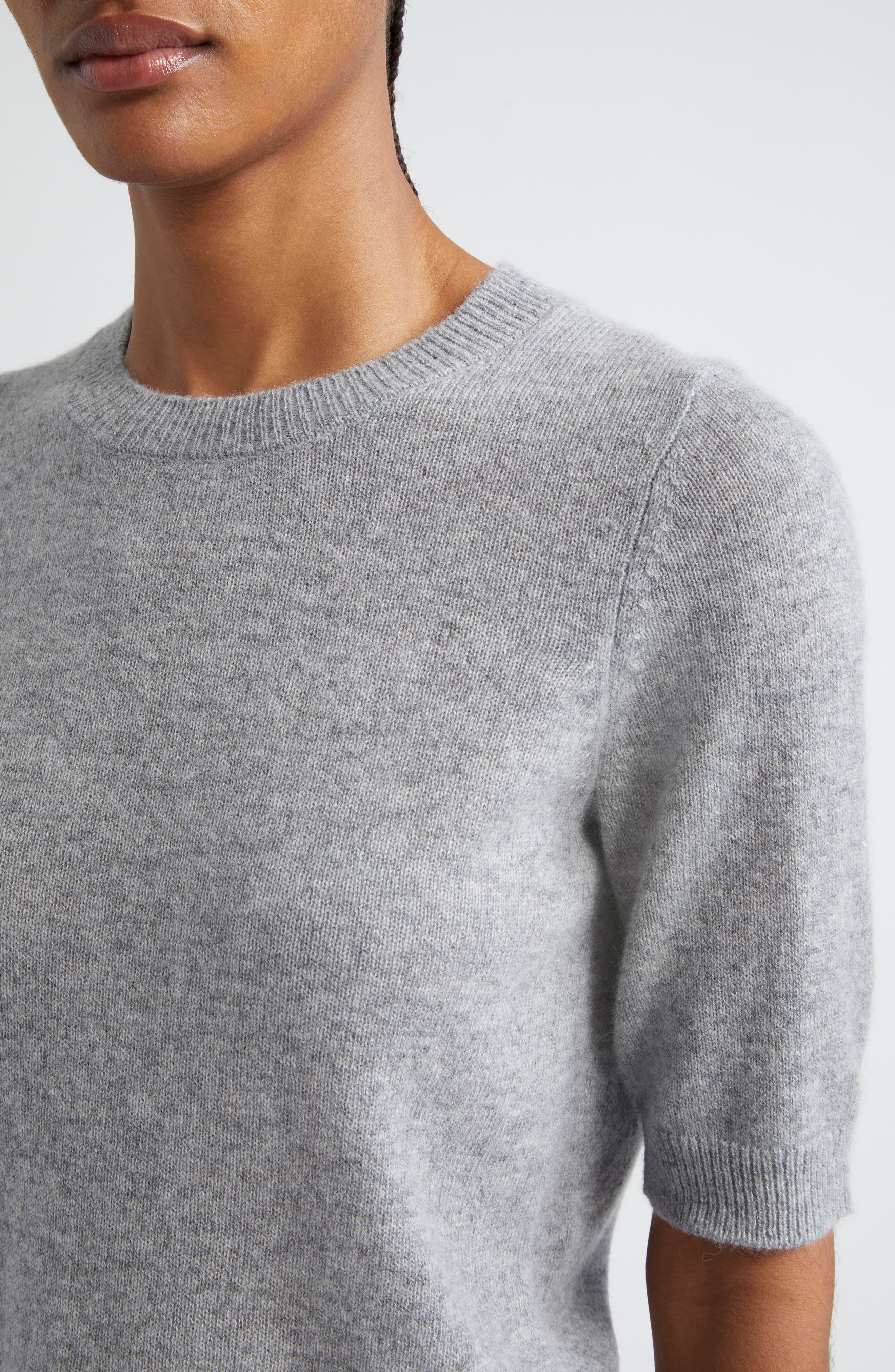 Veronica Beard Shana Cashmere Sweater in Heather Grey at Nordstrom - 4