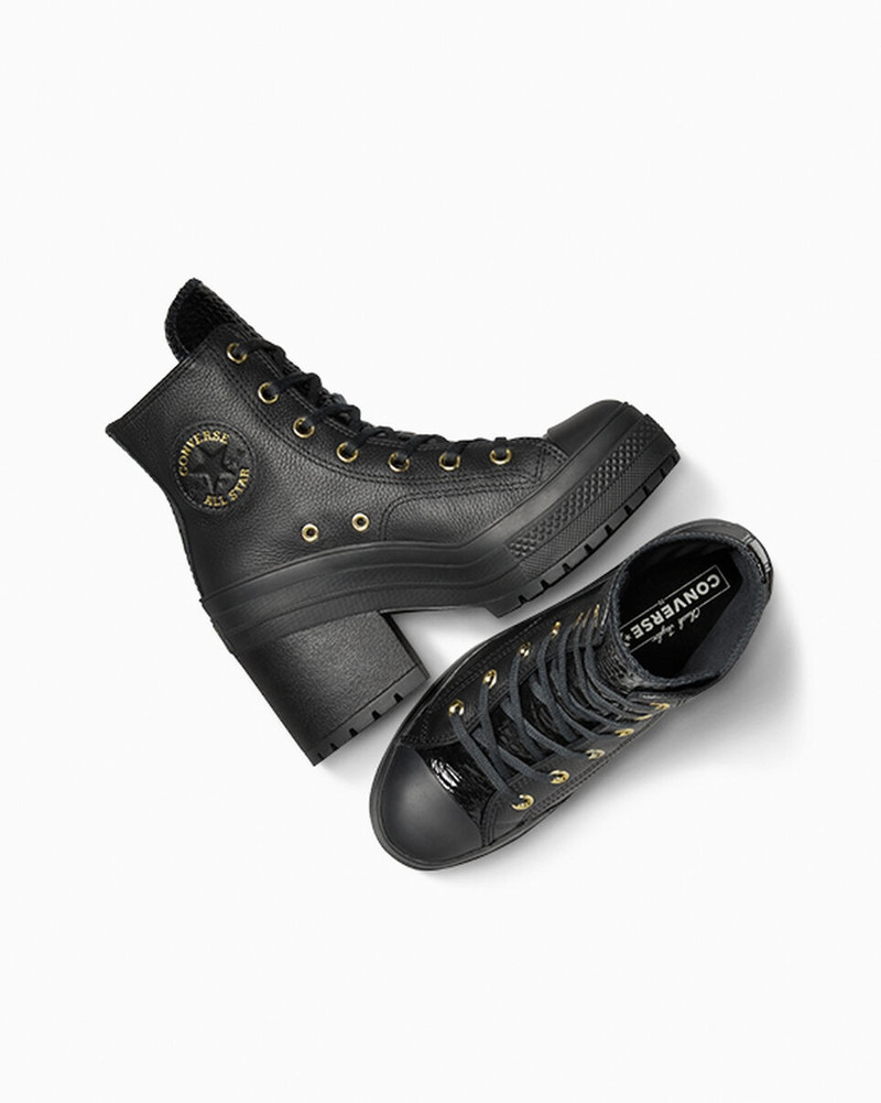 Chuck 70 De Luxe Heel Platform Leather 6