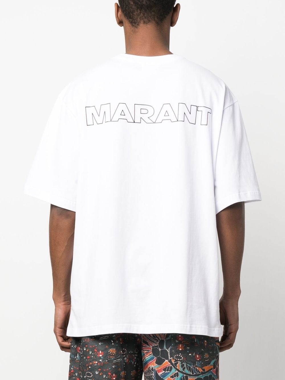 logo-print cotton T-shirt - 4