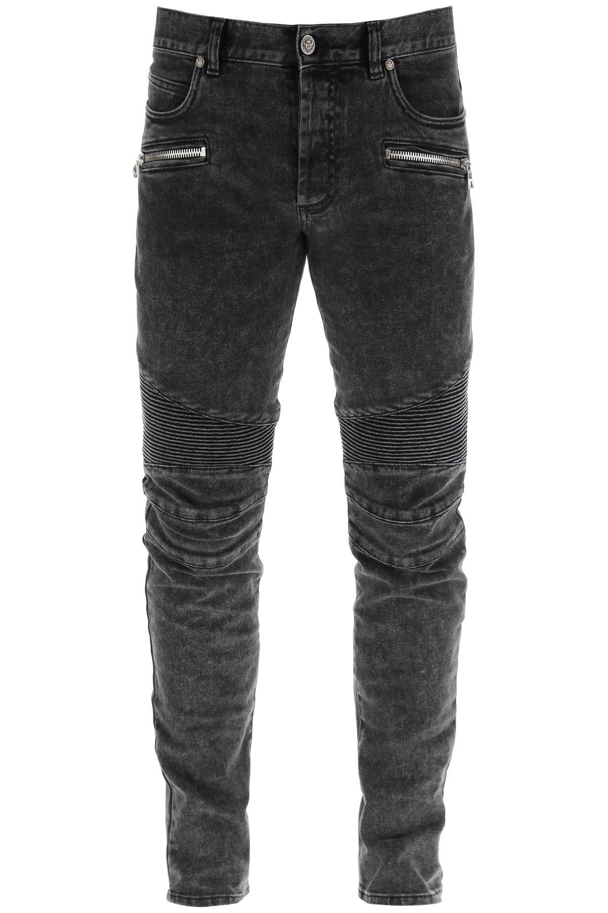 SLIM BIKER JEANS - 1