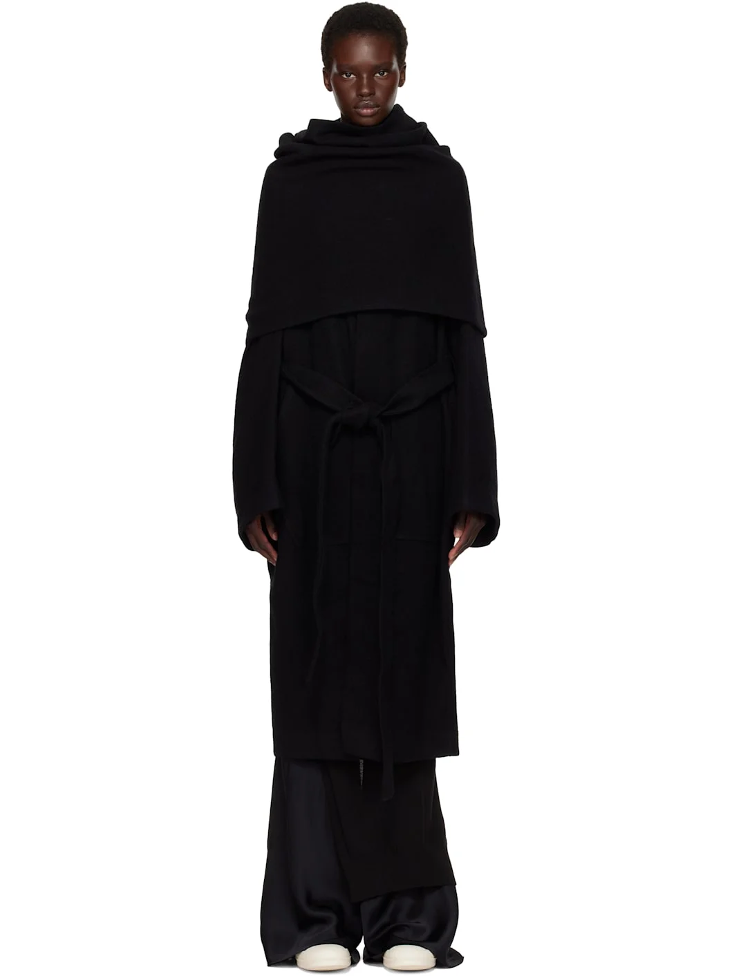 Black Tower Dagger Robe Coat - 1