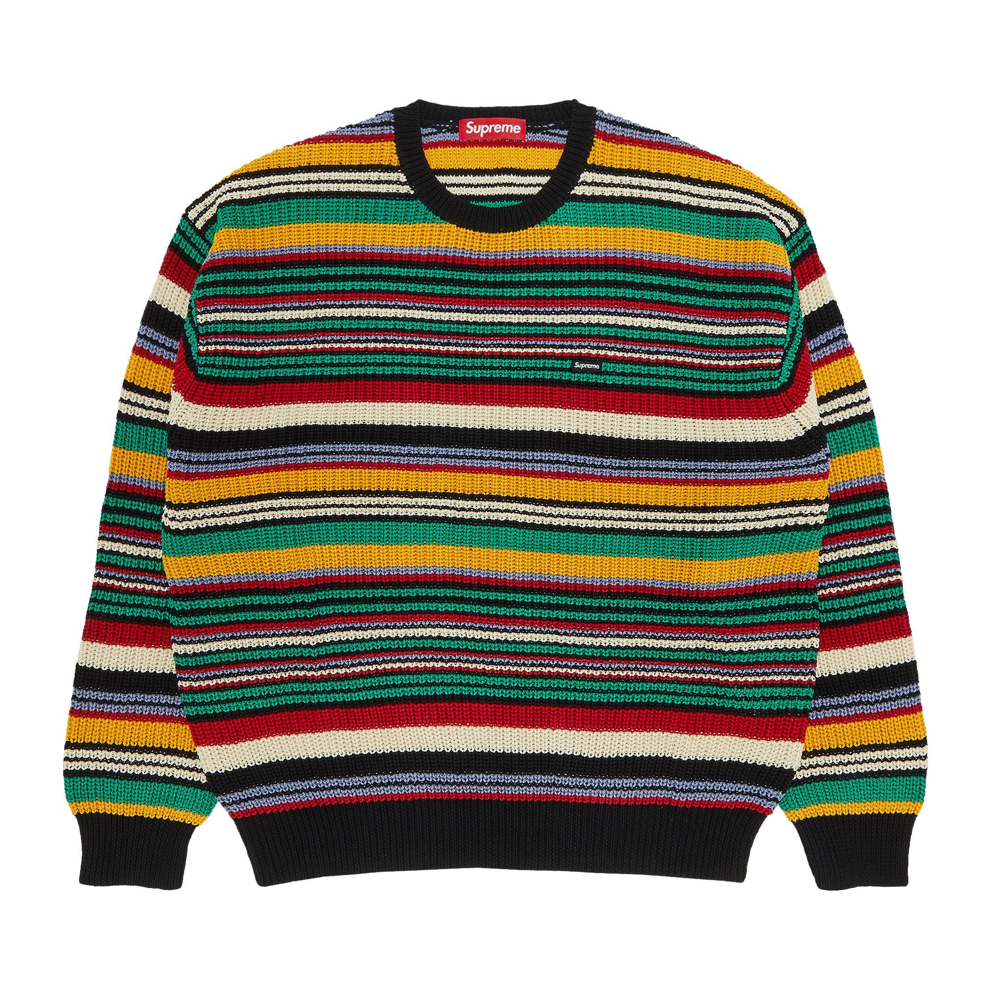 Supreme Small Box Ribbed Sweater 'Multicolor' - 1